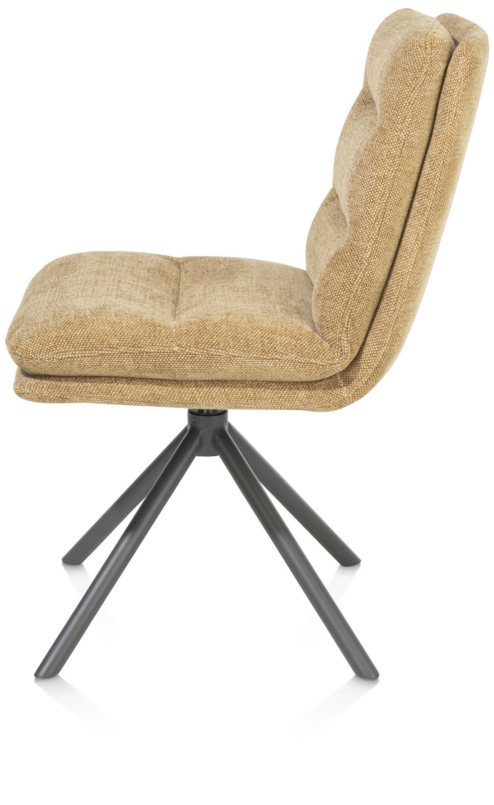 Draaibare eetkamerstoel Mia - Oker geel