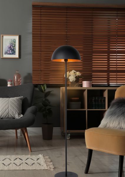 Vloerlamp Siemon - zwart