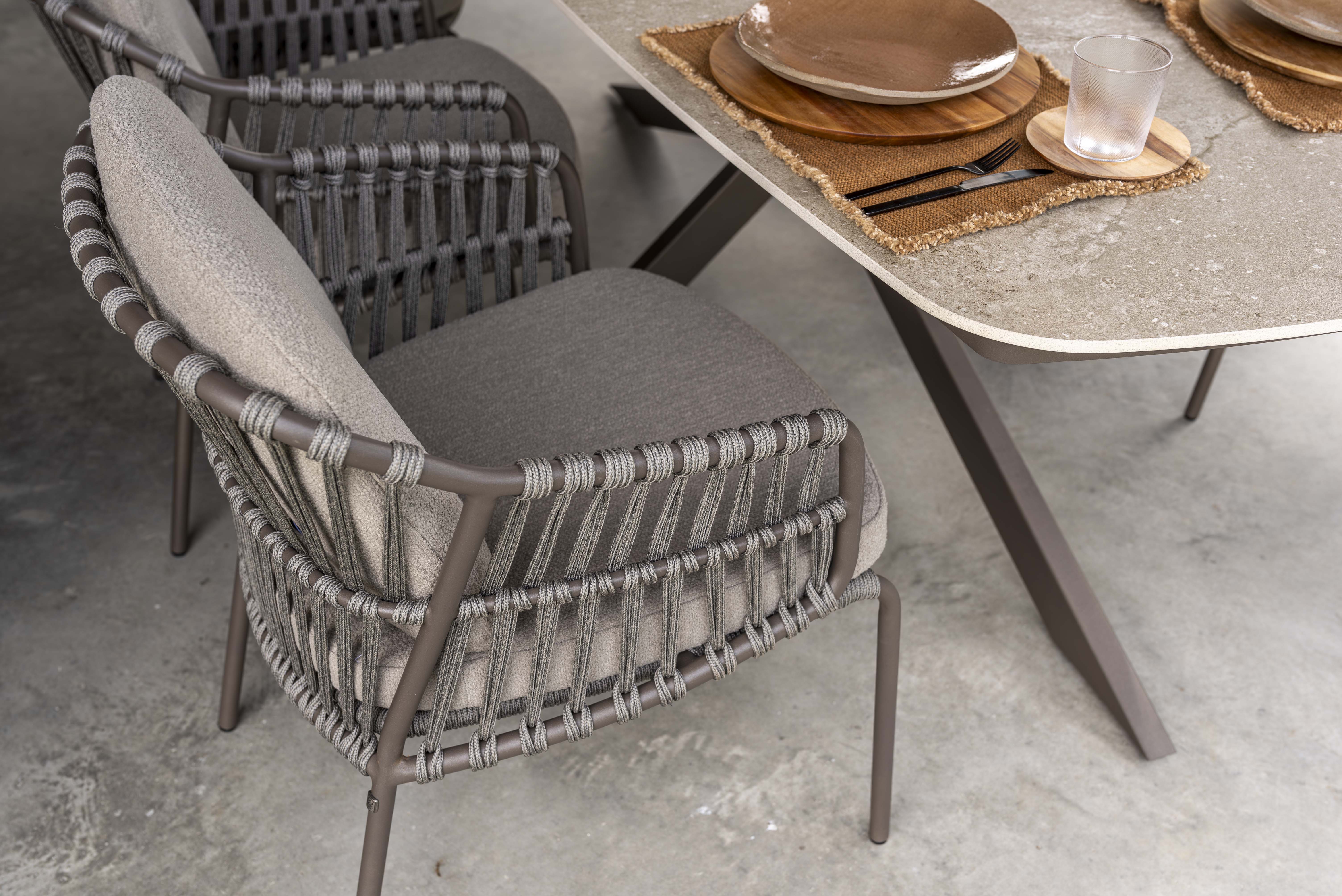 Outdoor tafel Prado 240x105cm - terre