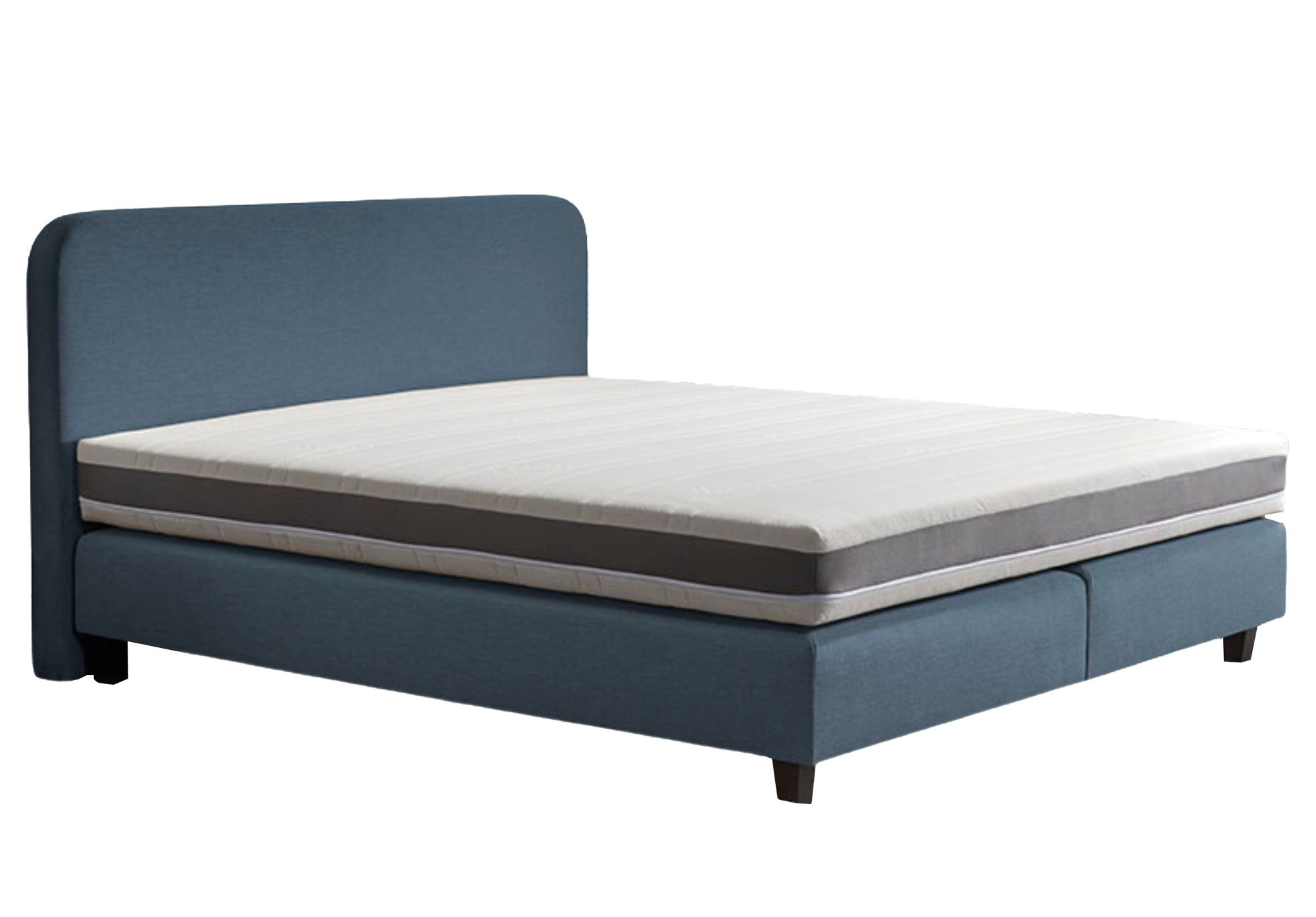 Boxspring Be-Comfy 180x200cm - blauw