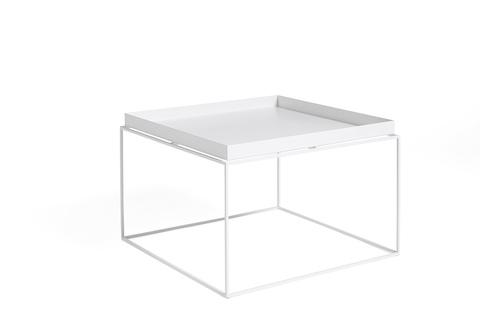 Salontafel Tray 60x60 cm wit