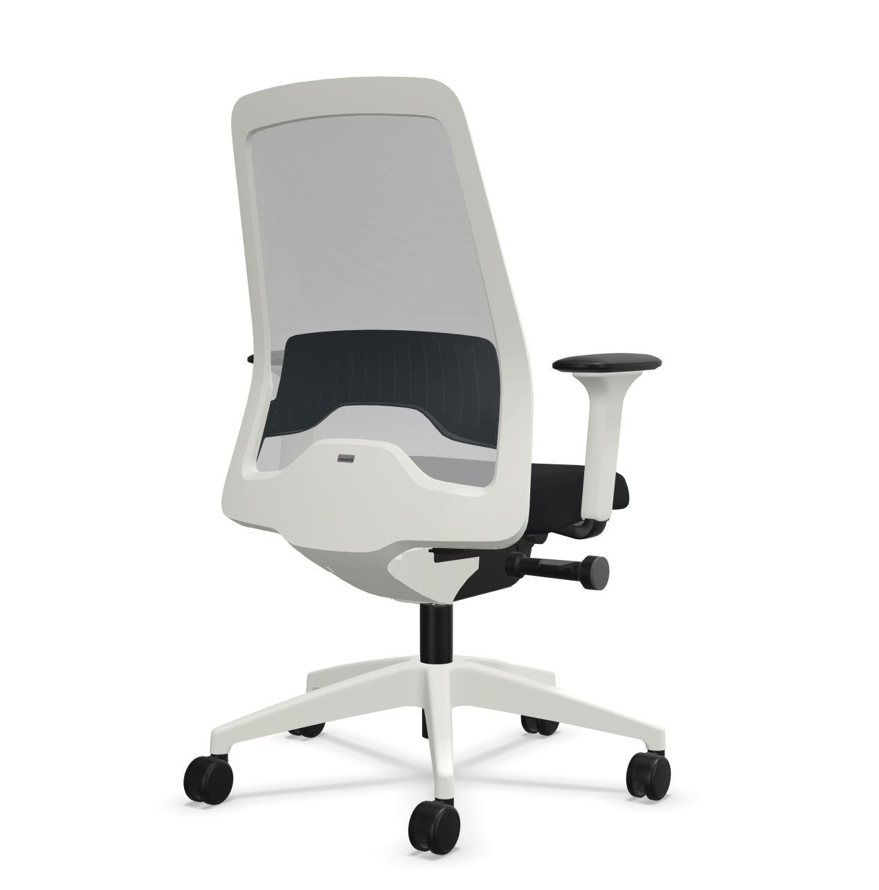 Ergonomische bureaustoel - wit