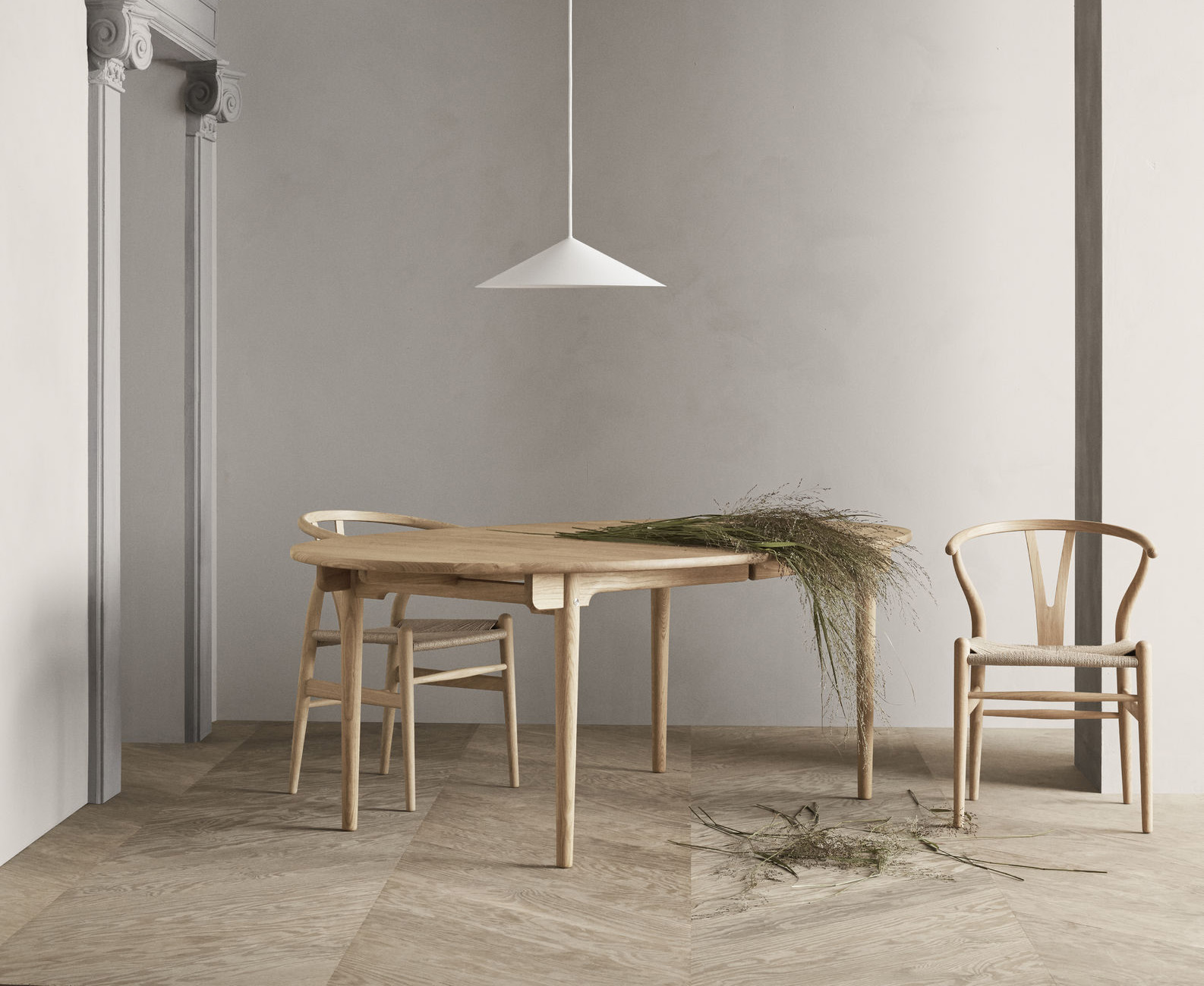 Wishbone stoel CH24 - eik naturel