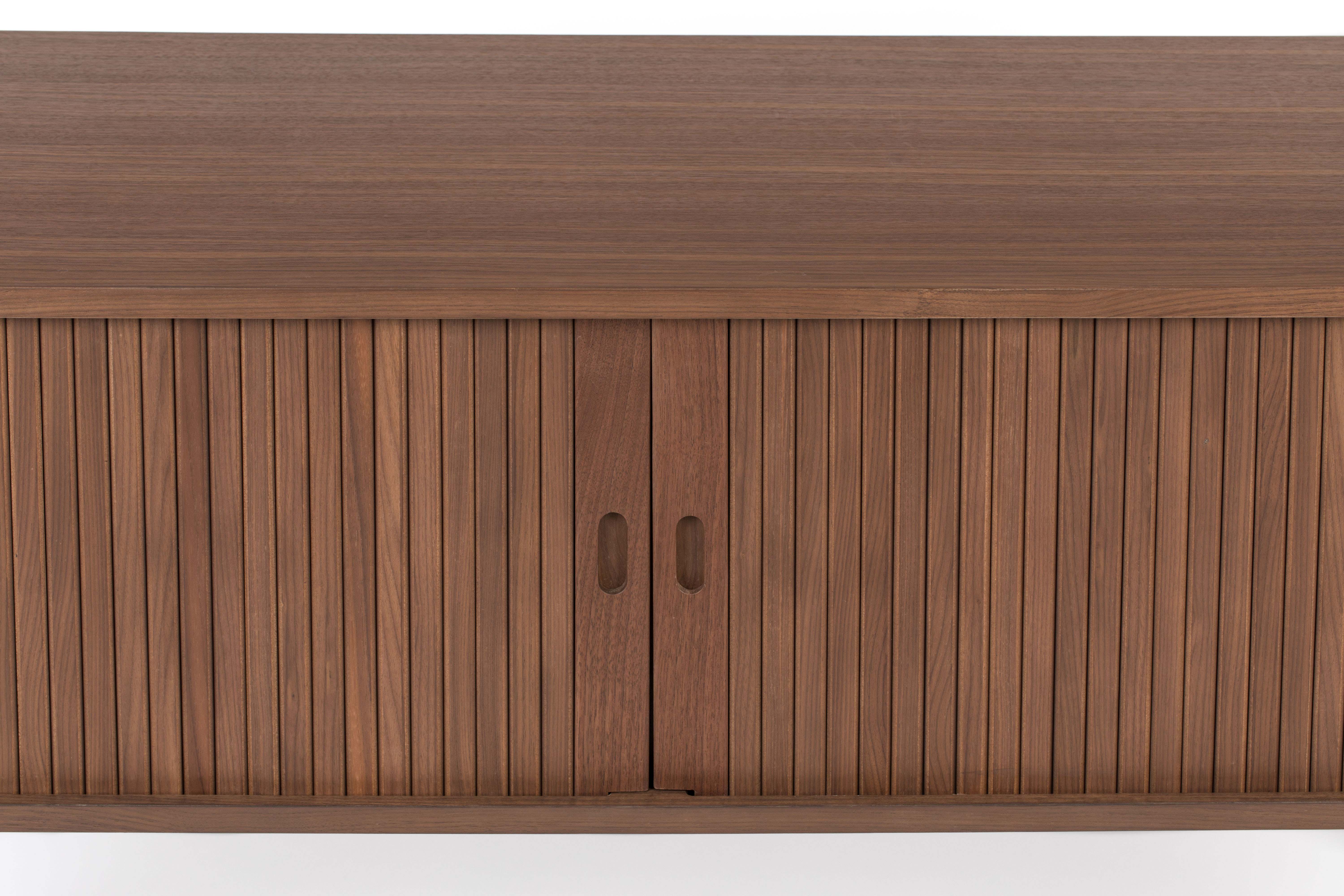 Dressoir Barbier met 2 schuifdeuren - natuur walnoot