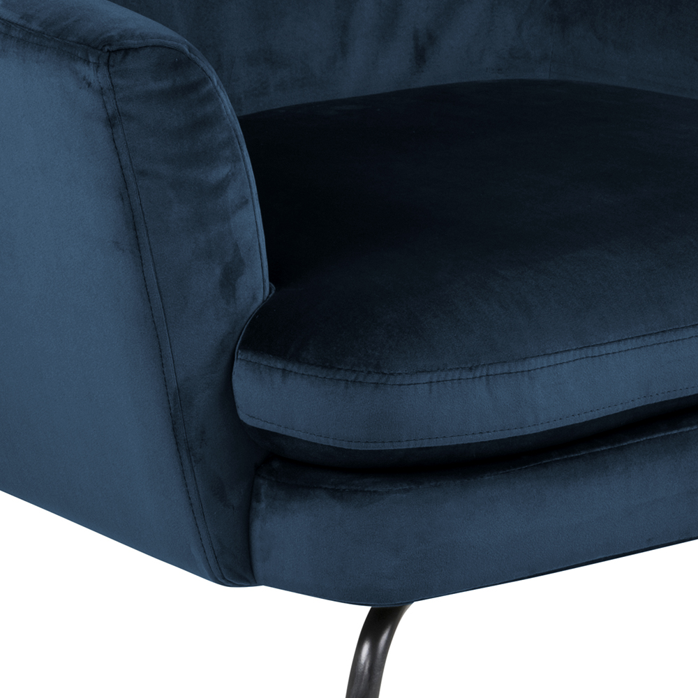 Fauteuil - donkerblauw
