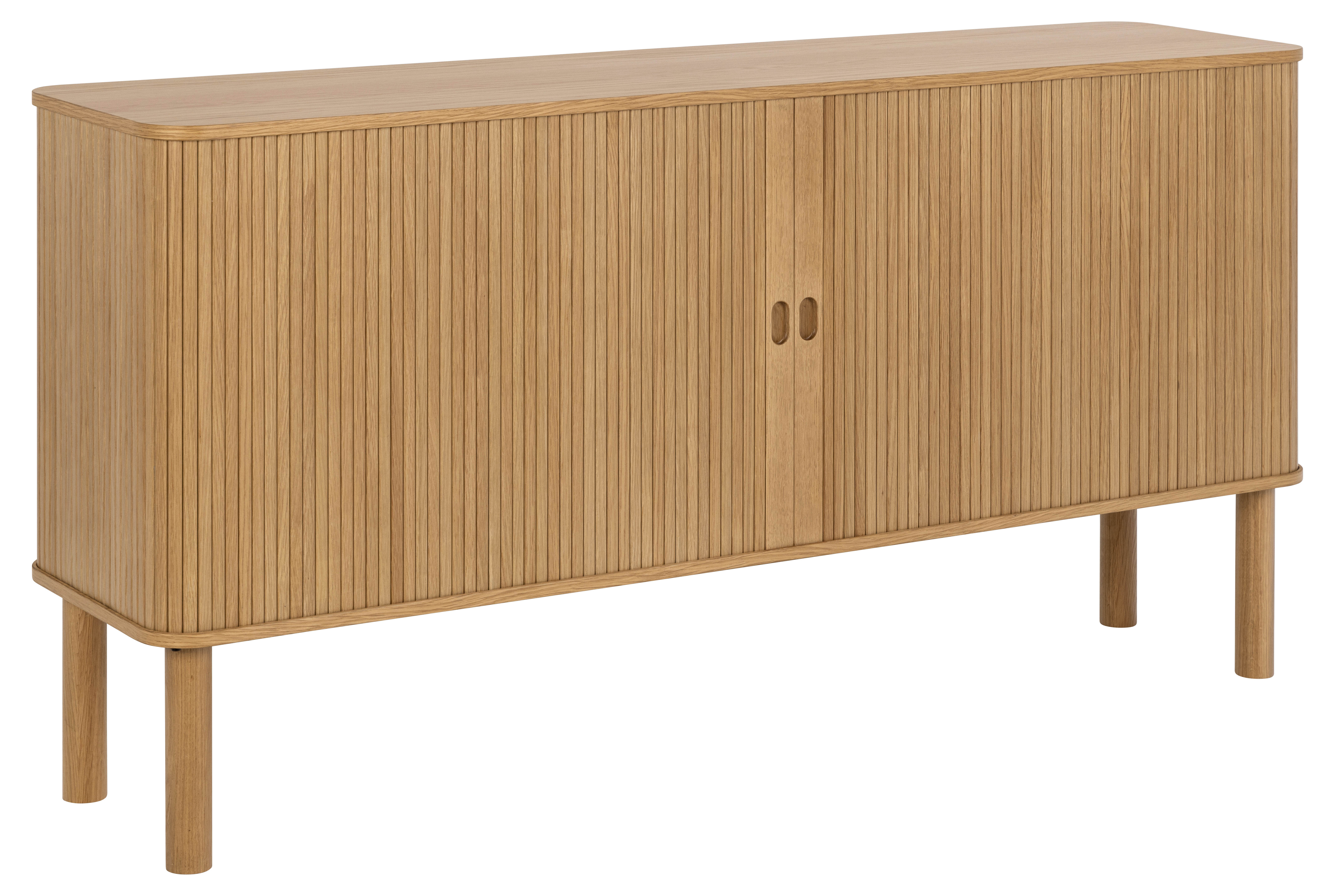 Dressoir met 2 schuifdeuren – fineer eiken