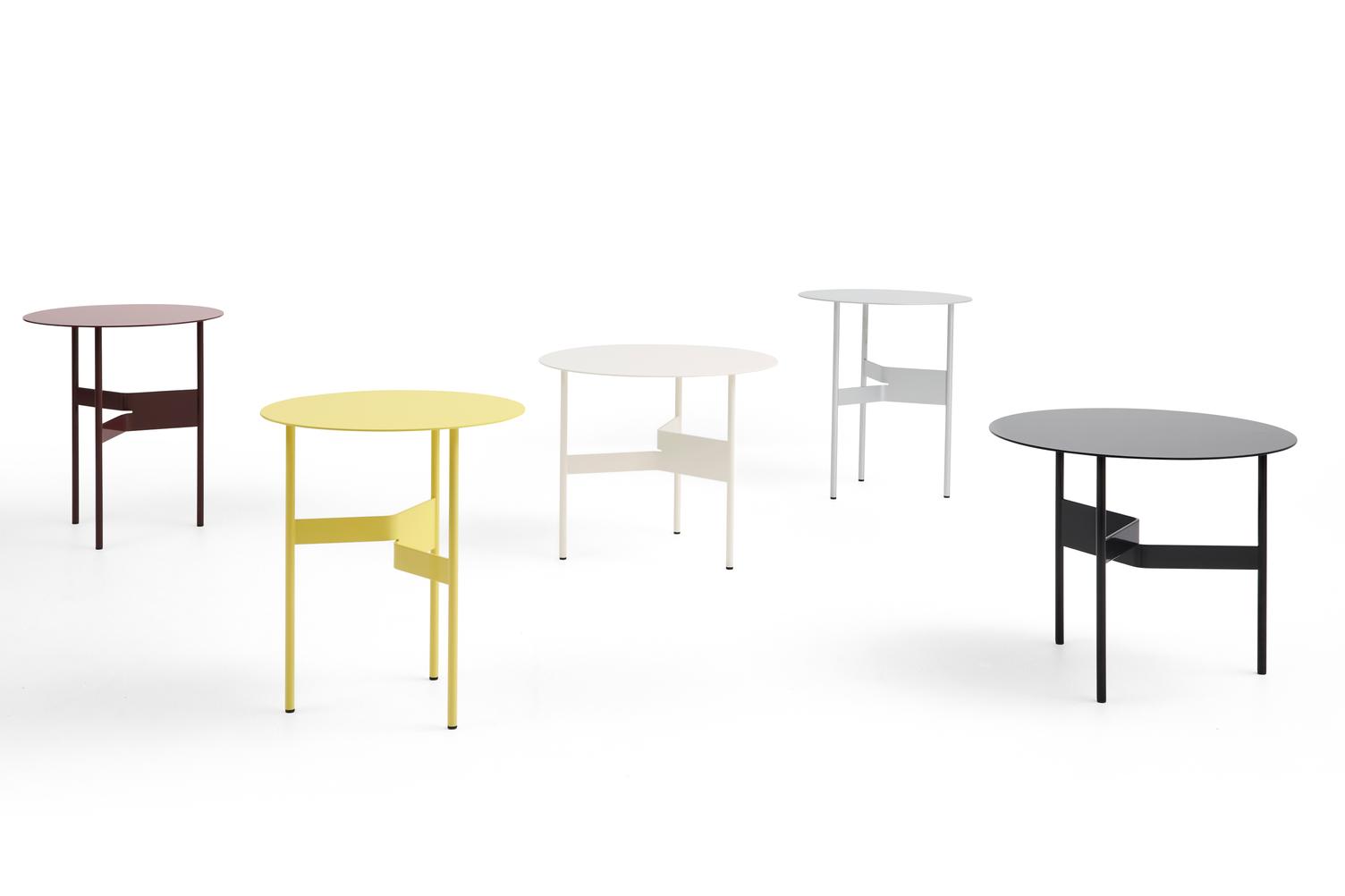 Coffeetable Shim diam.54cm - black