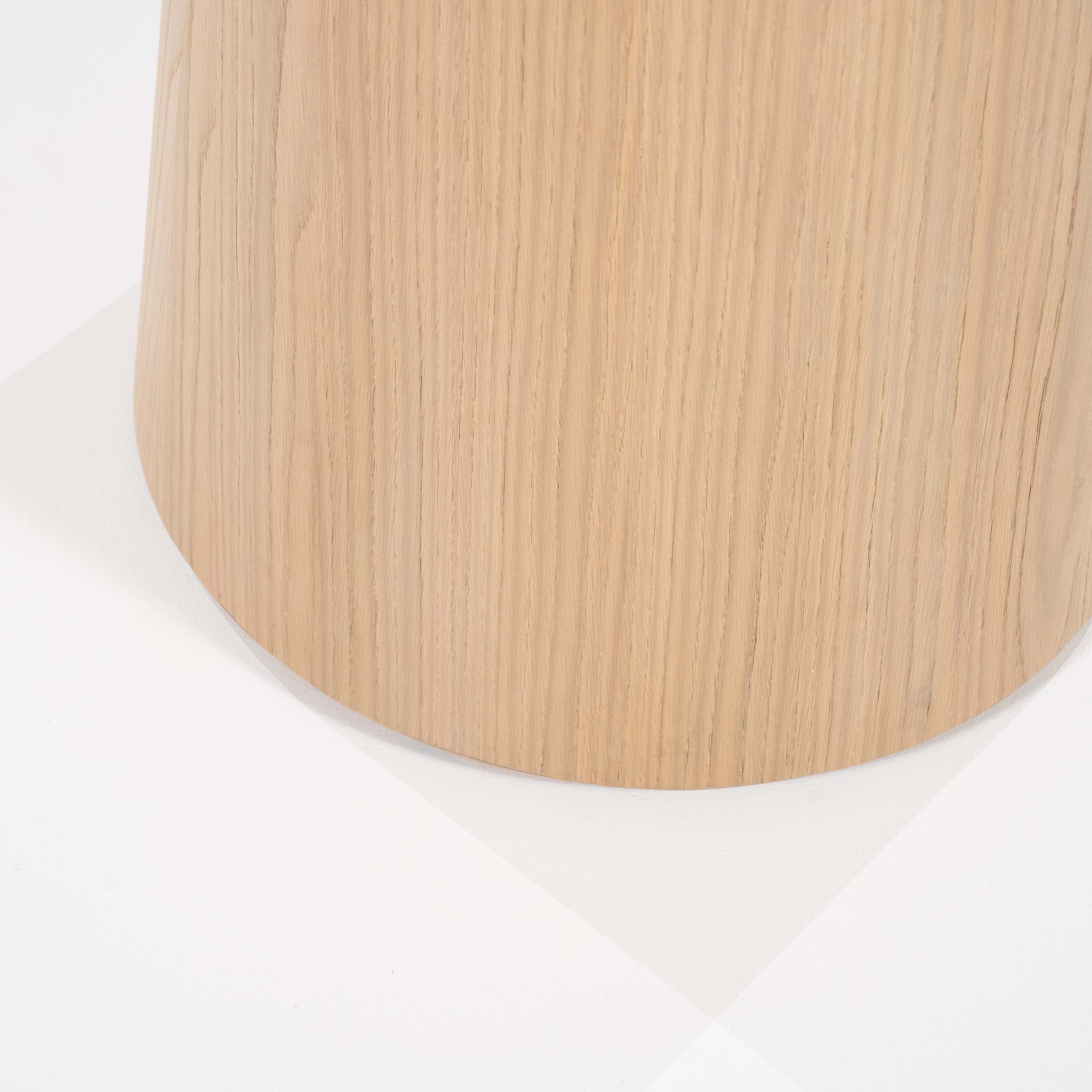 Ronde houten eettafel dia. 130cm - natuur eiken
