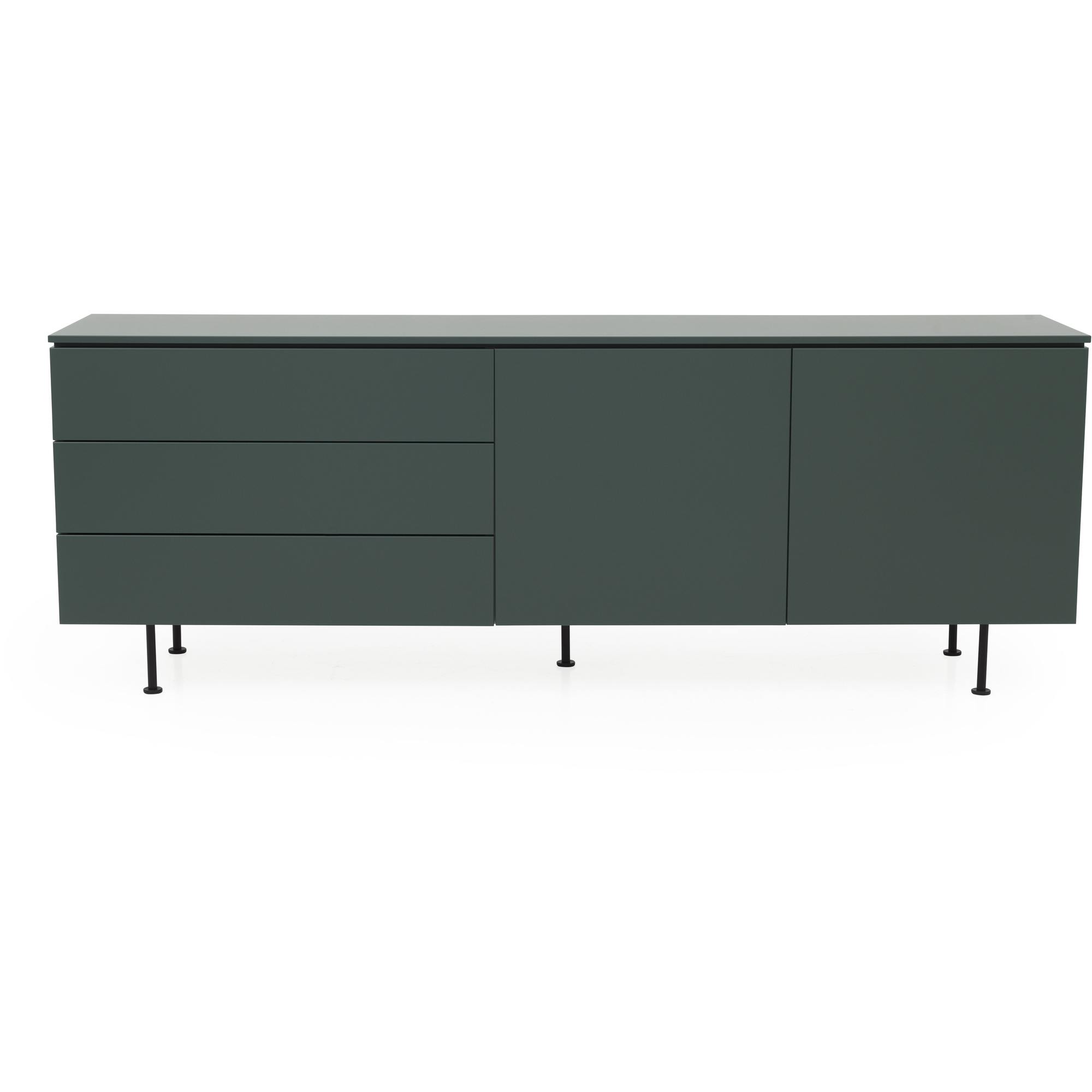 Dressoir Plain 210cm 2 deuren, 3 laden