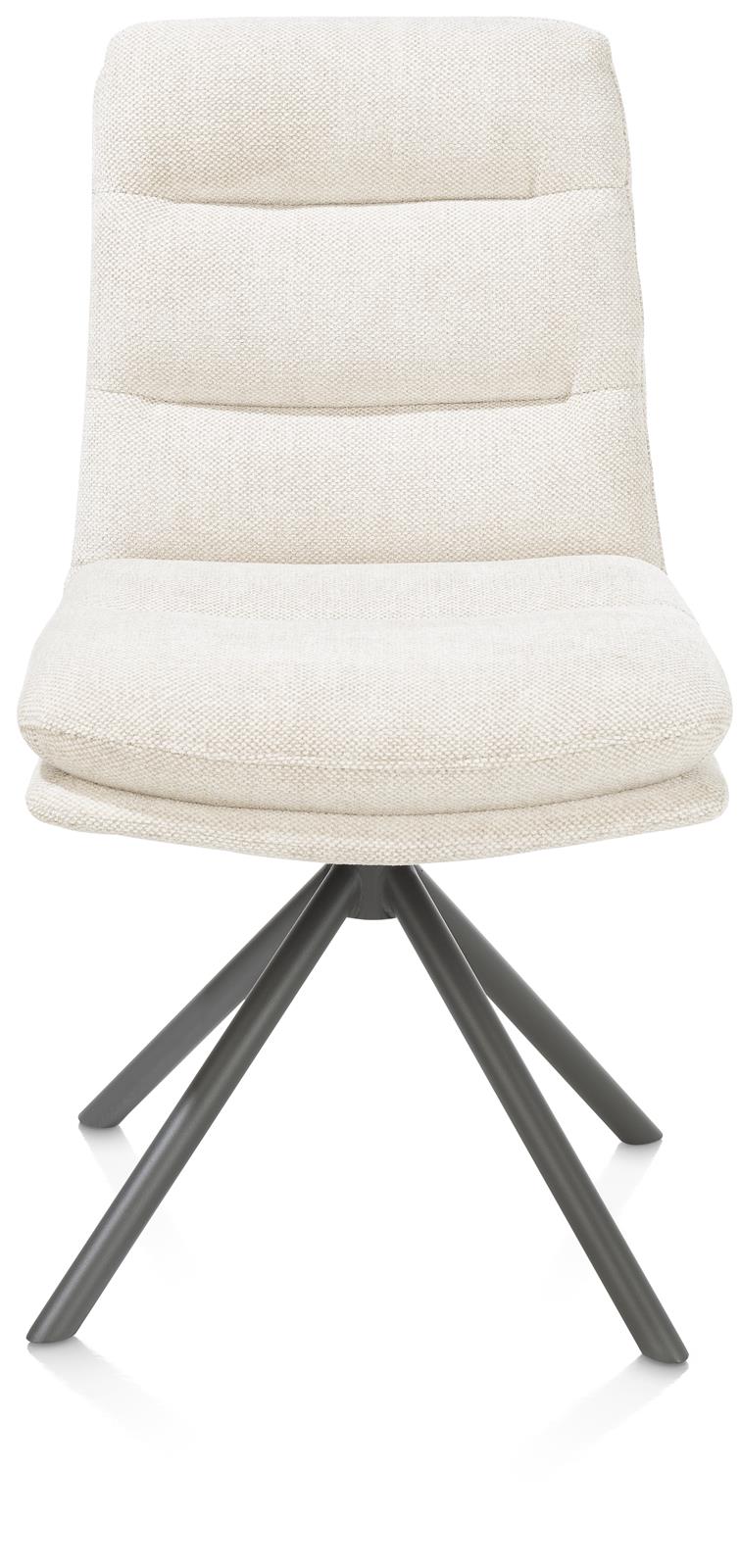 Draaibare eetkamerstoel Mia - Crème ecru