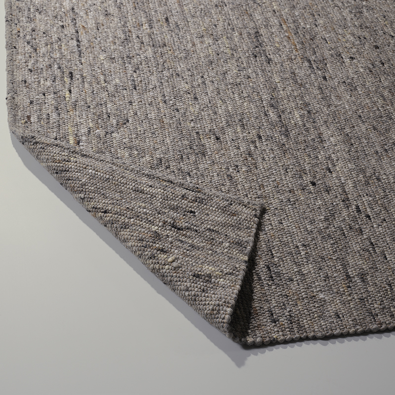 Handgeweven tapijt 170x230cm - 100% pure wol - naturel 