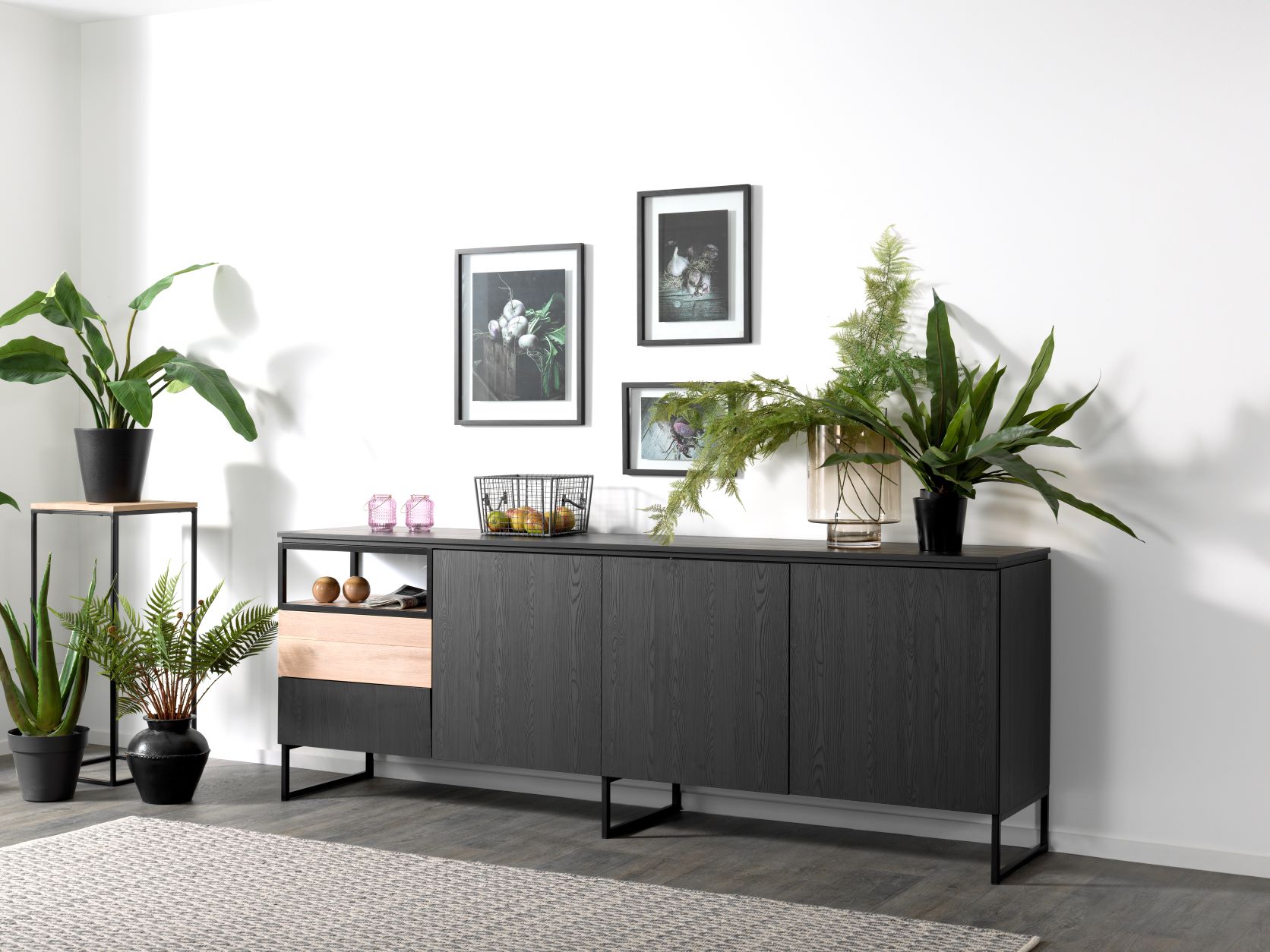 Dressoir 214cm 2 deuren