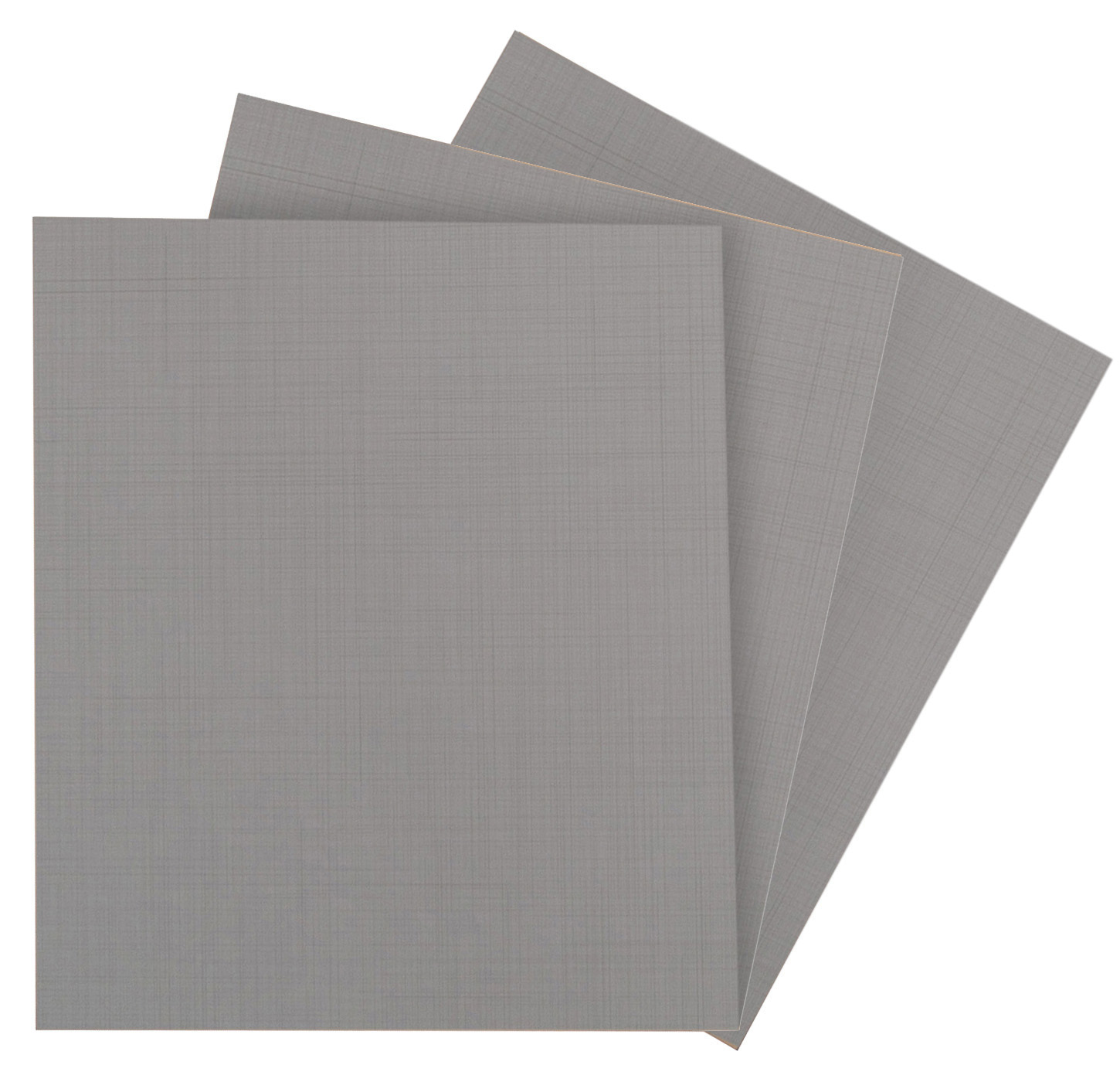 Set: 3 legplanken voor kleerkast B50cm - Line grijs