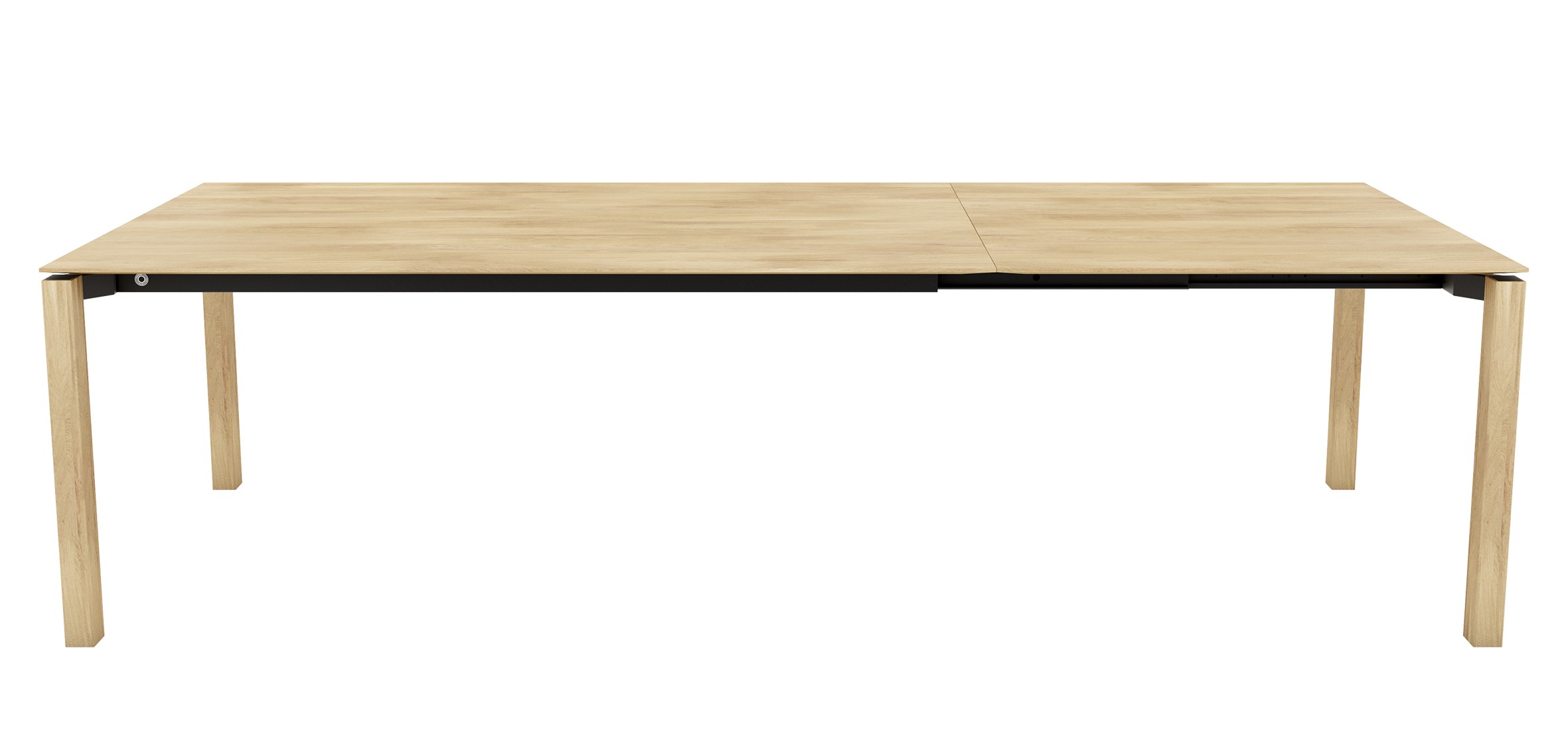 Uitschuifbare eettafel Float 200/300x100cm - natuur hout