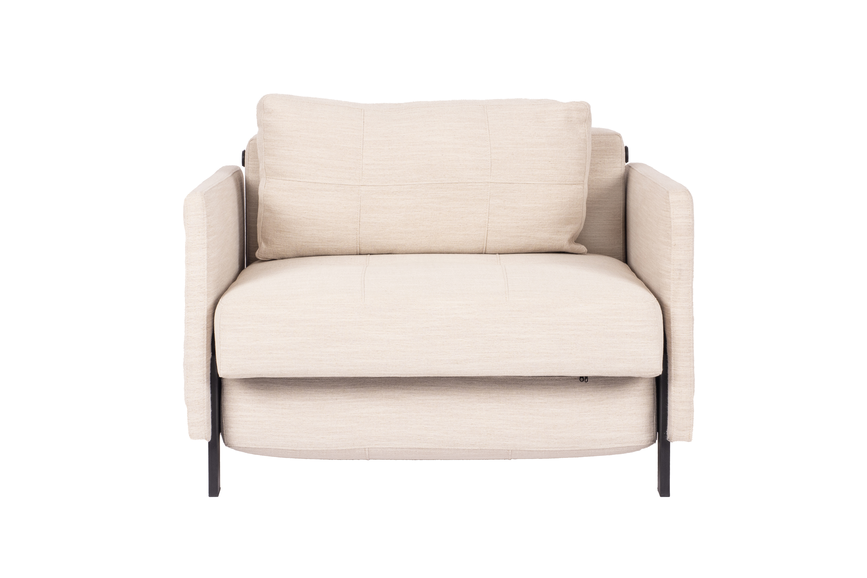 Slaapbank Cubed 90x200cm - Sand beige