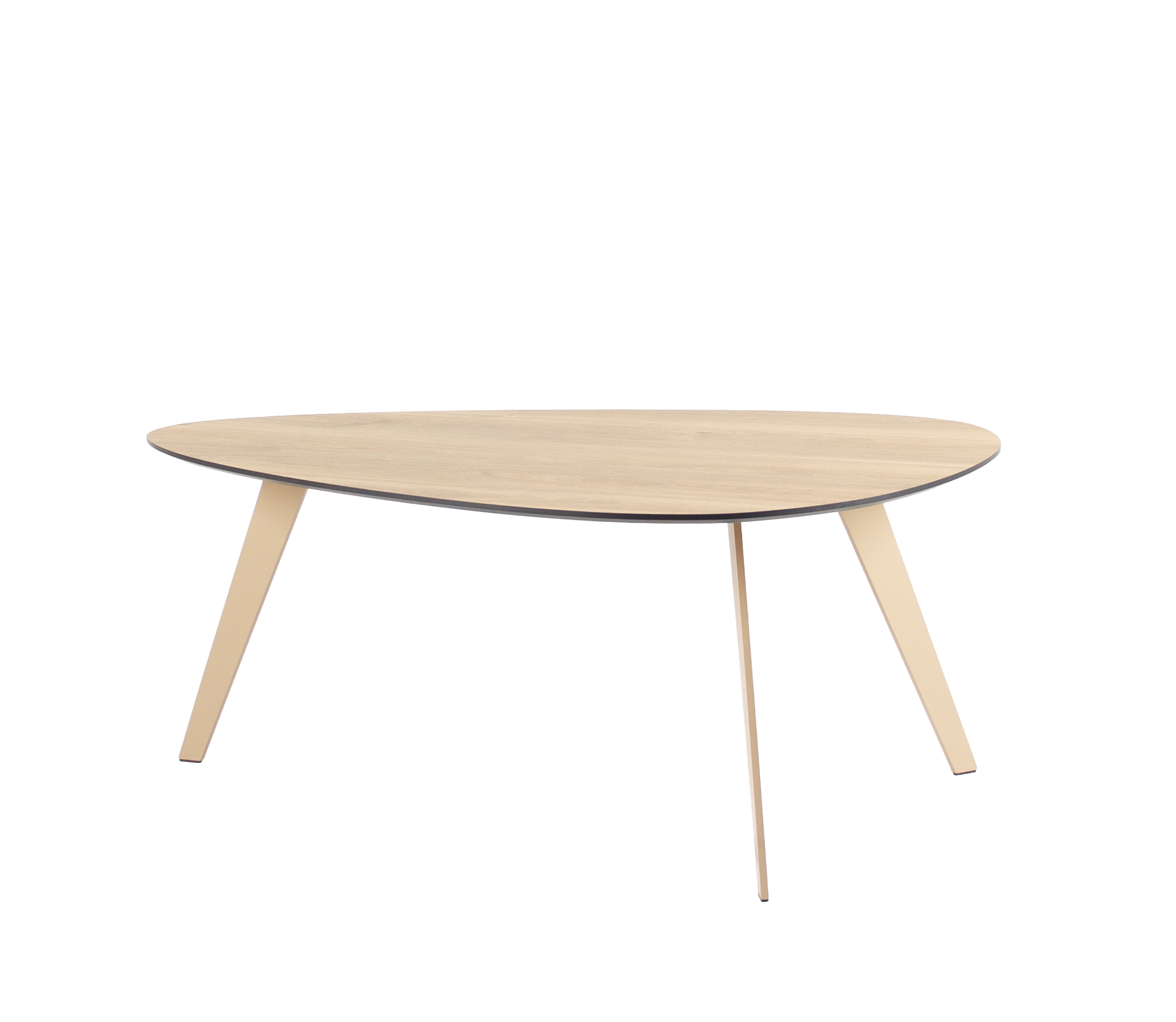 Salontafel 70x100cm - HPL/metaal