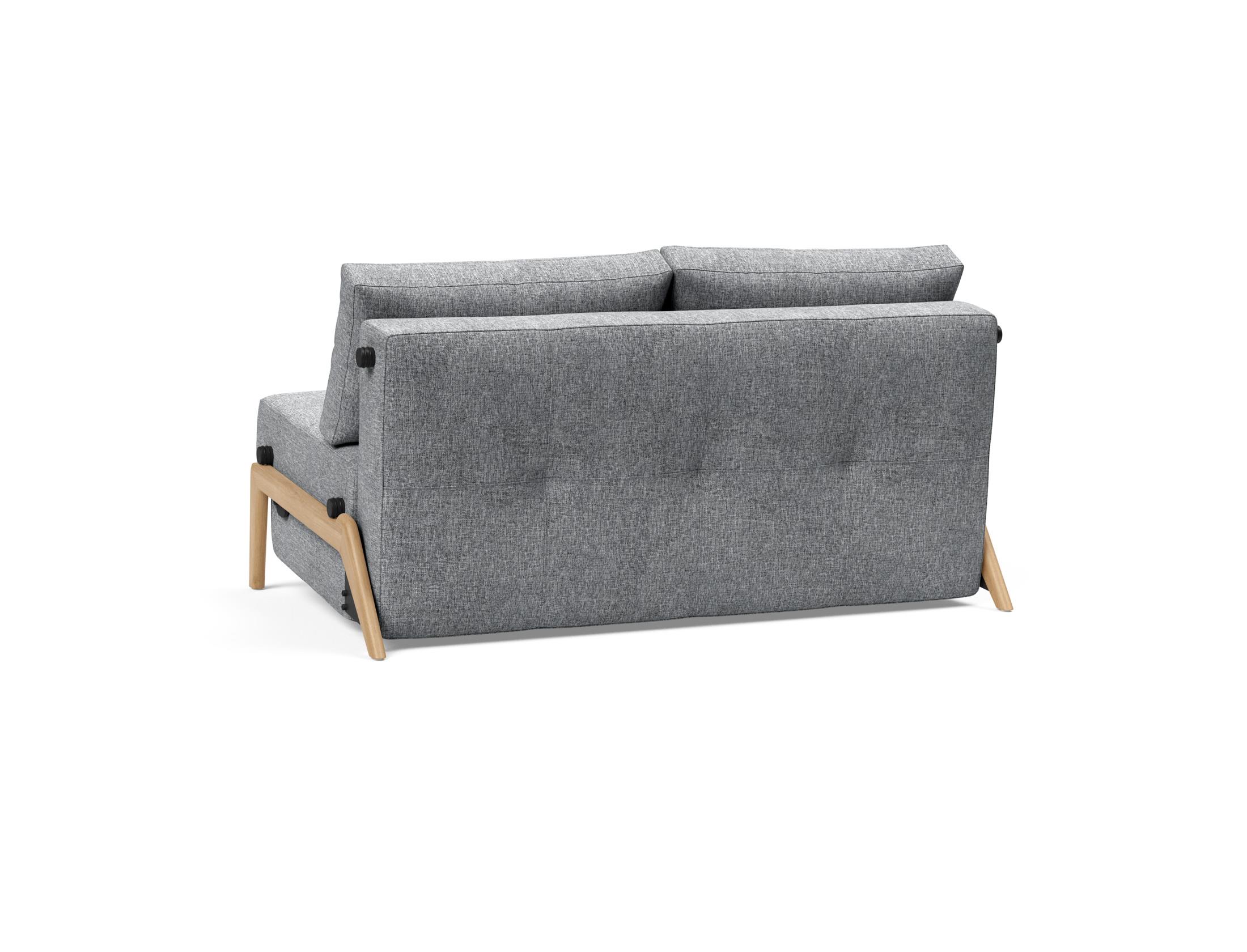 Slaapbank Cubed 140x200cm - grijs