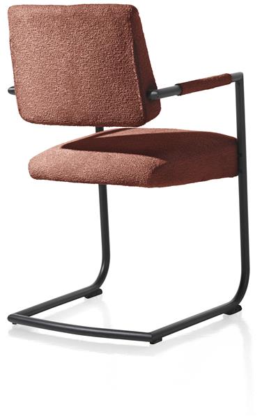 Armstoel Zeno Swing - Koper bruin
