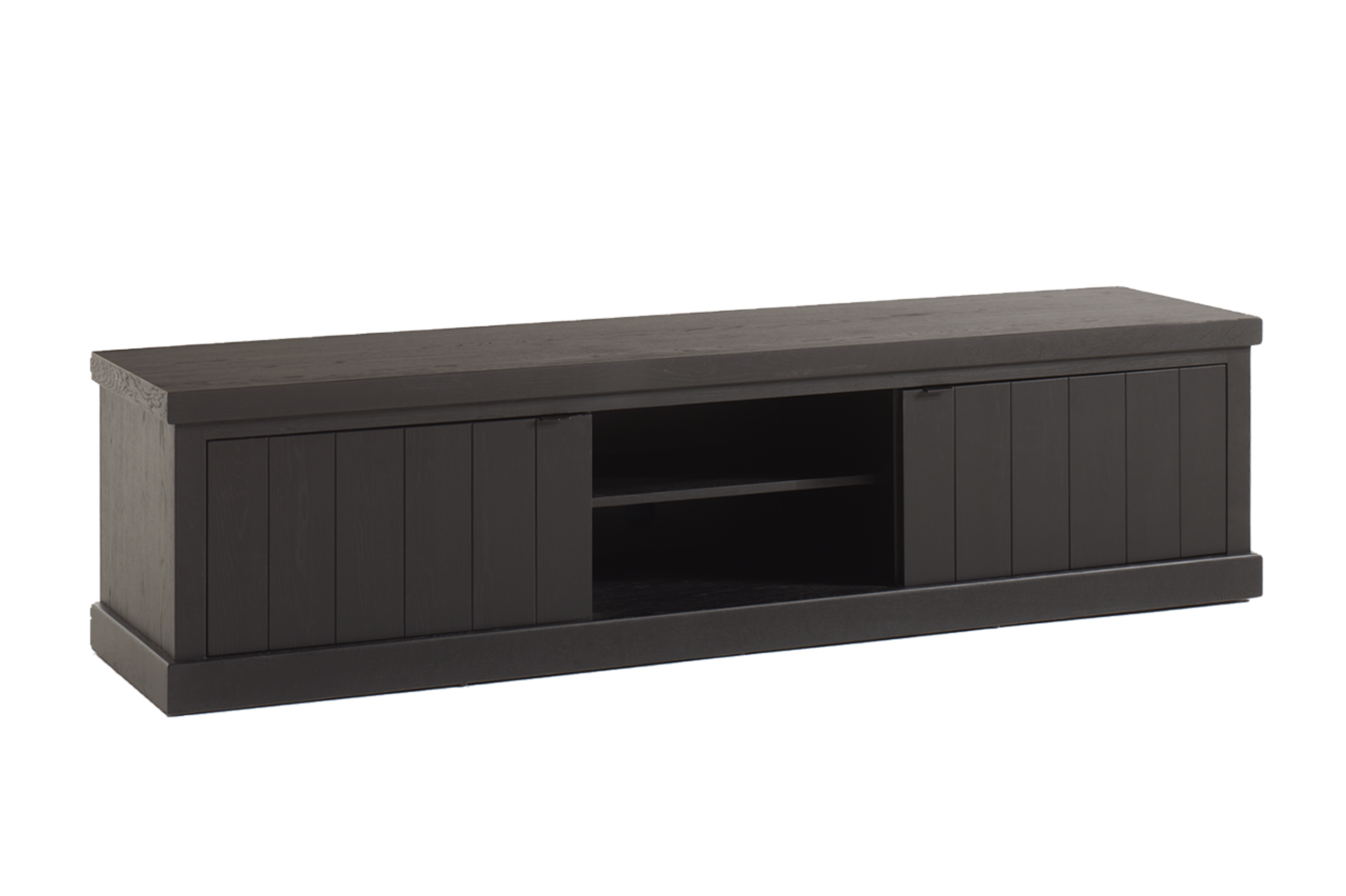 Tv-meubel Brighton met 2 deuren B200cm - Black Matte