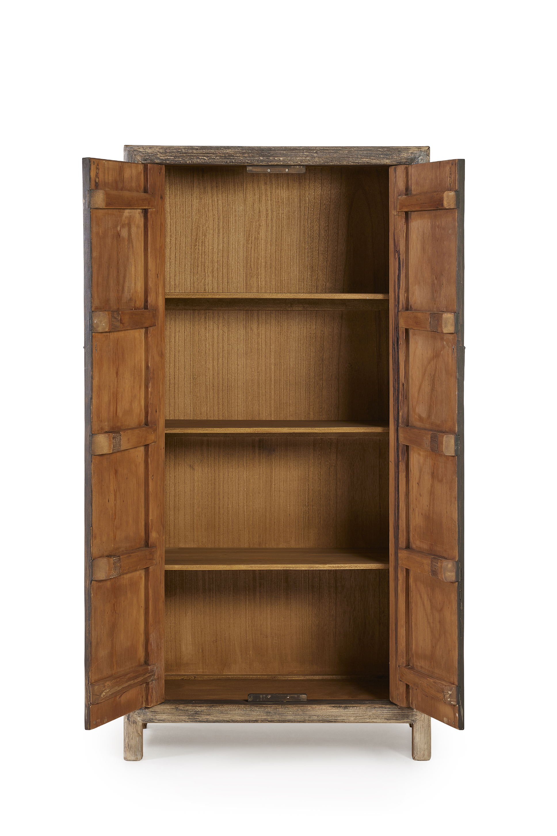 2-deurskast - black pinewood (uniek stuk)