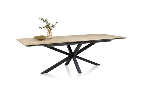 Uitschuifbare eettafel Belo 180/230x100cm - natuur hout