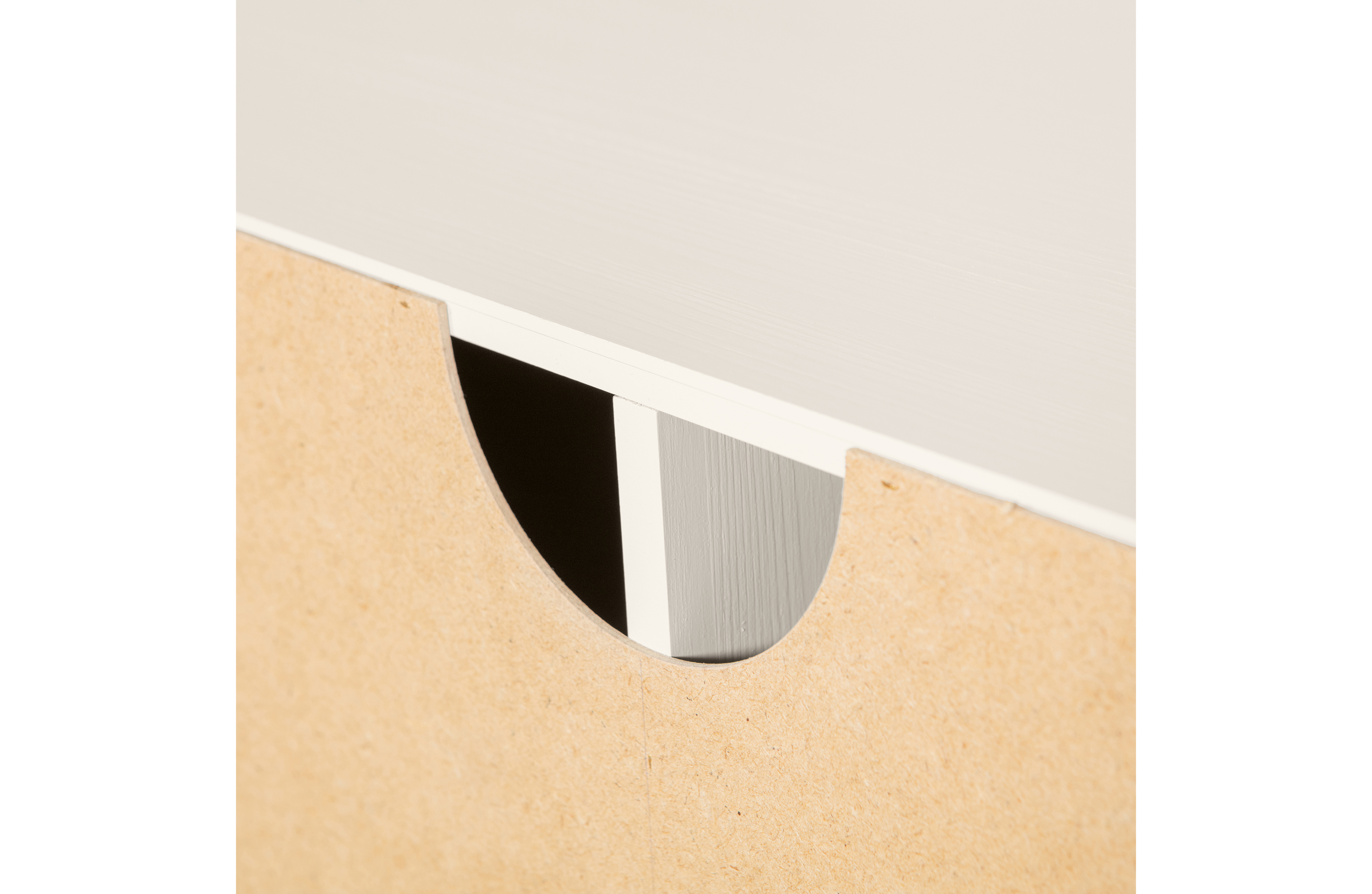 Tv-meubel Miller met 4 deuren - wit