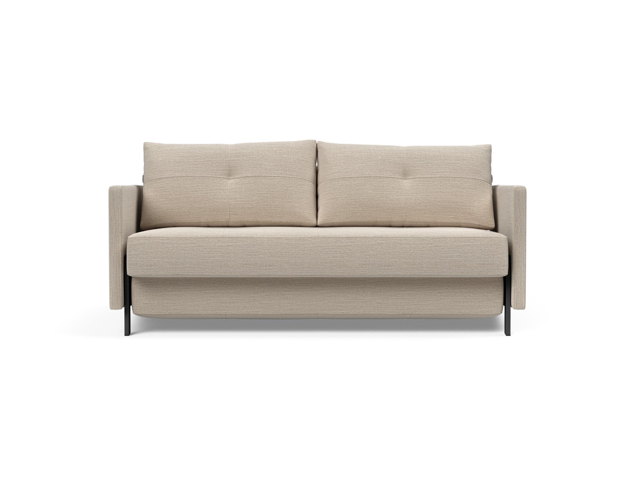 Slaapbank Cubed 160x200cm - Sand beige