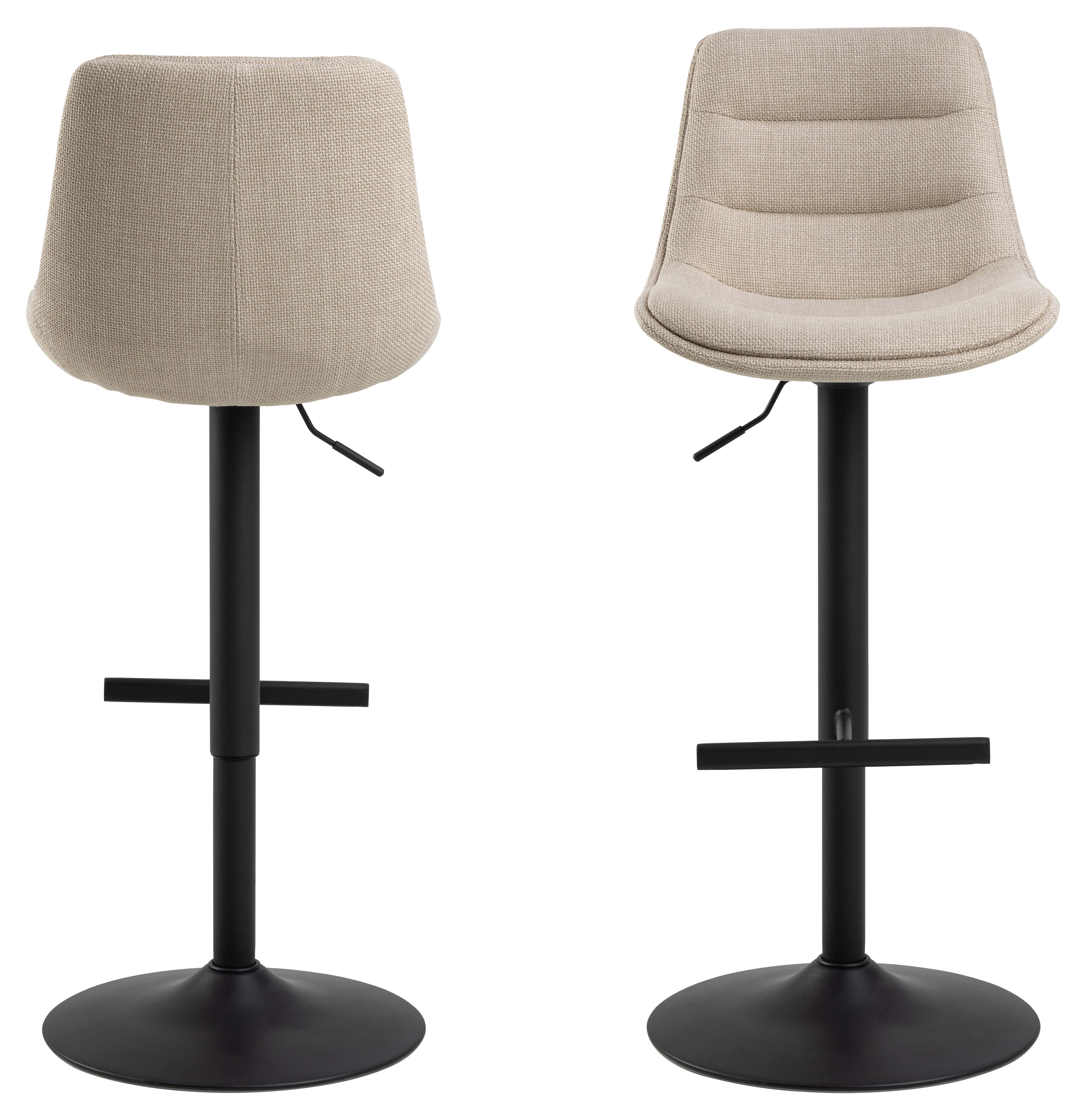 Verstelbare barstoel - beige