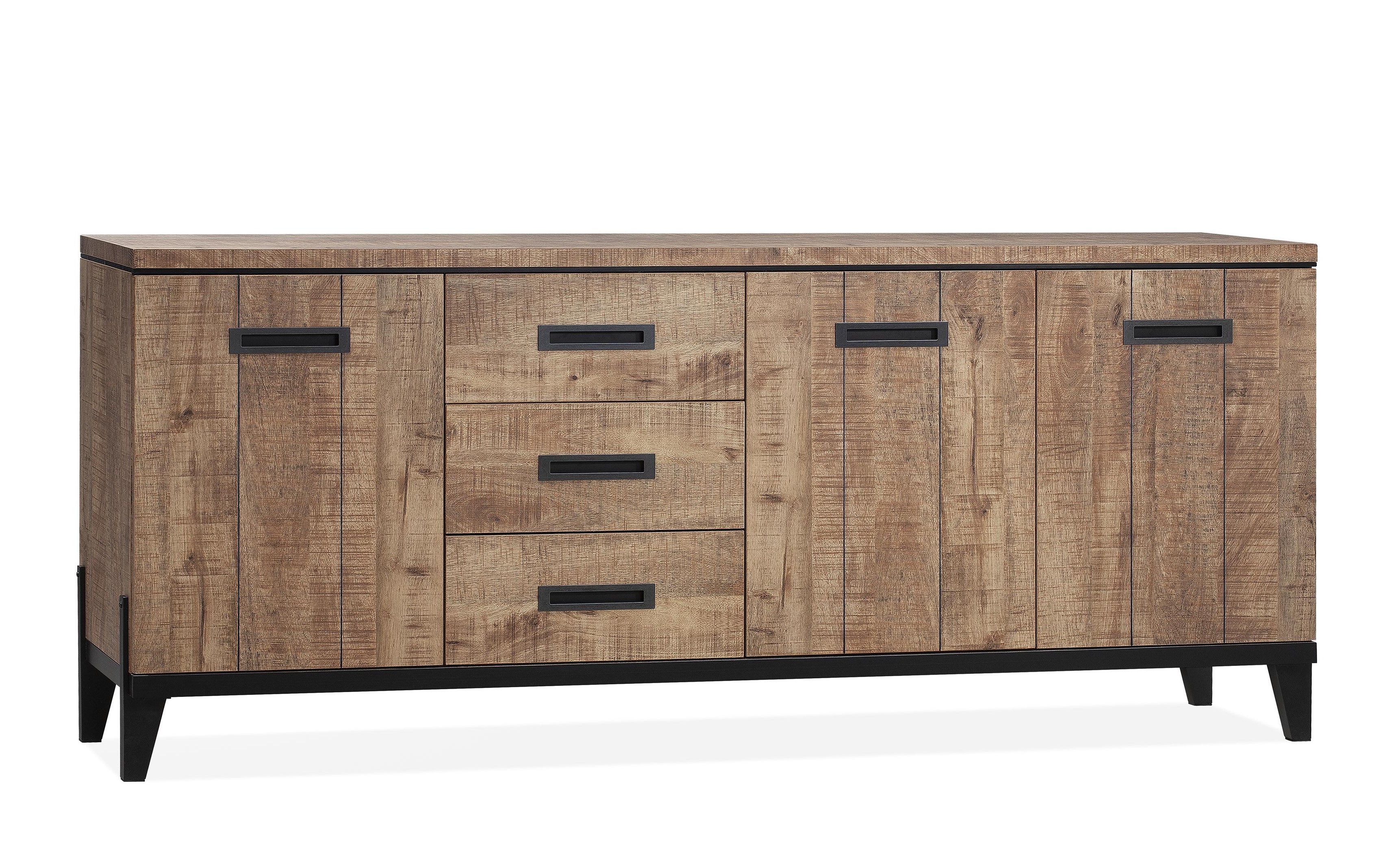 Dressoir met 3 deuren en 3 lades - natuur