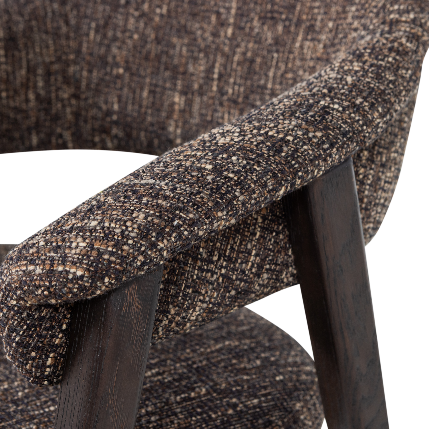 Eetkamerstoel Tunar - donkerbruin