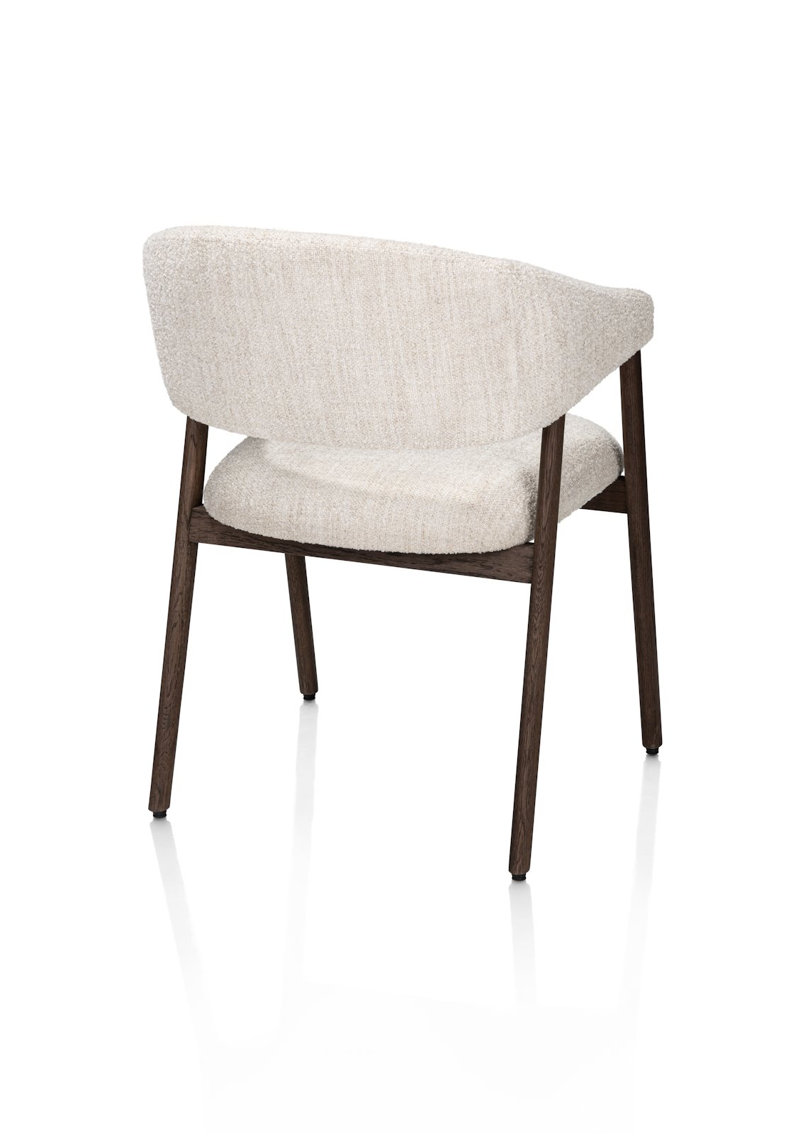 Armstoel Kira - creme/clay oak