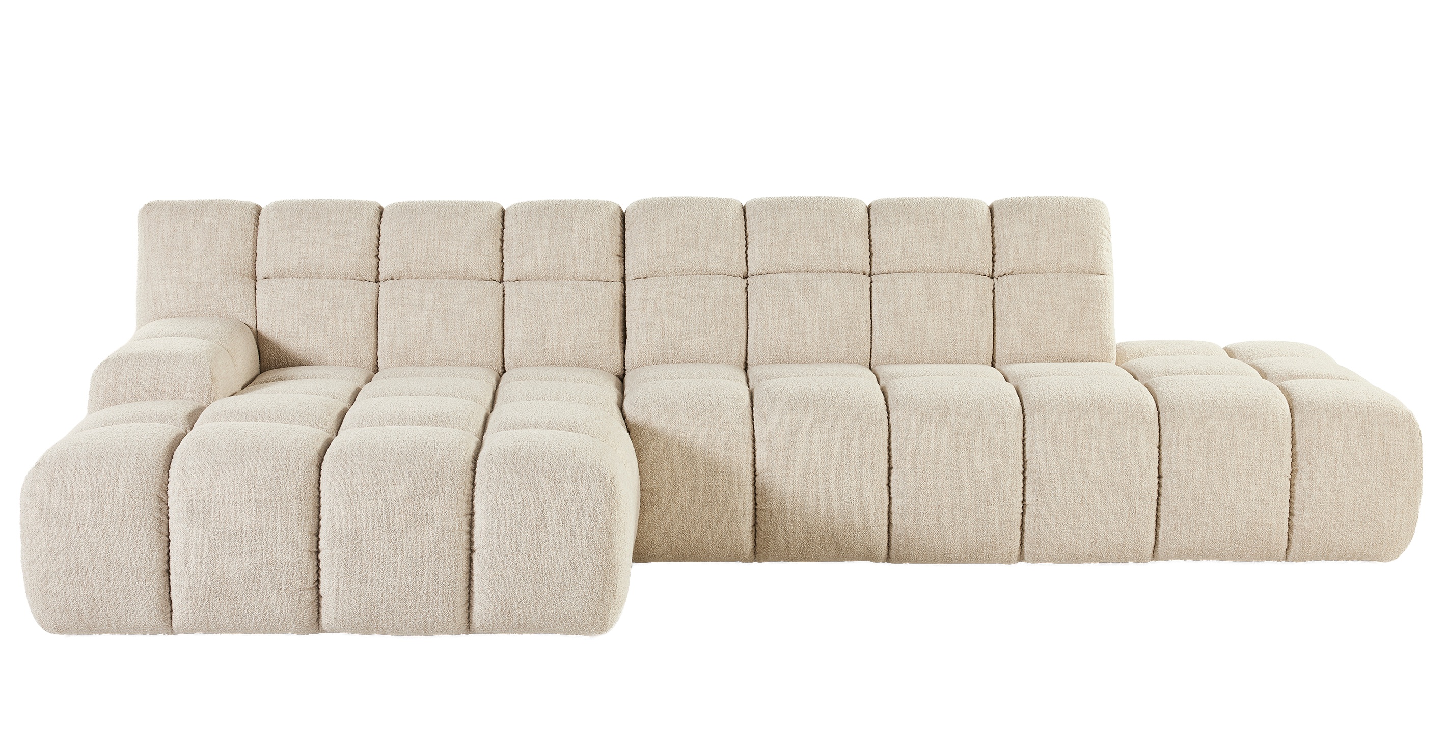 Hoeksalon Mira met longchair (links) - Yukon ecru