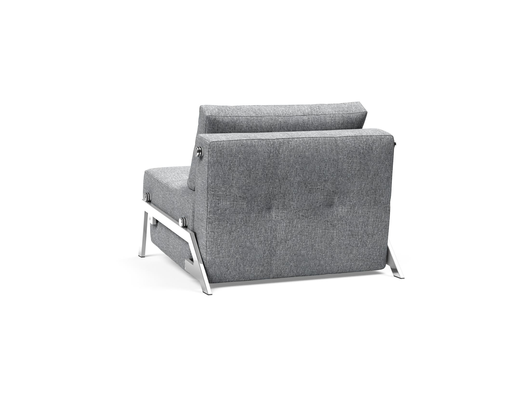 Slaapbank Cubed 90x200cm - Granite grijs