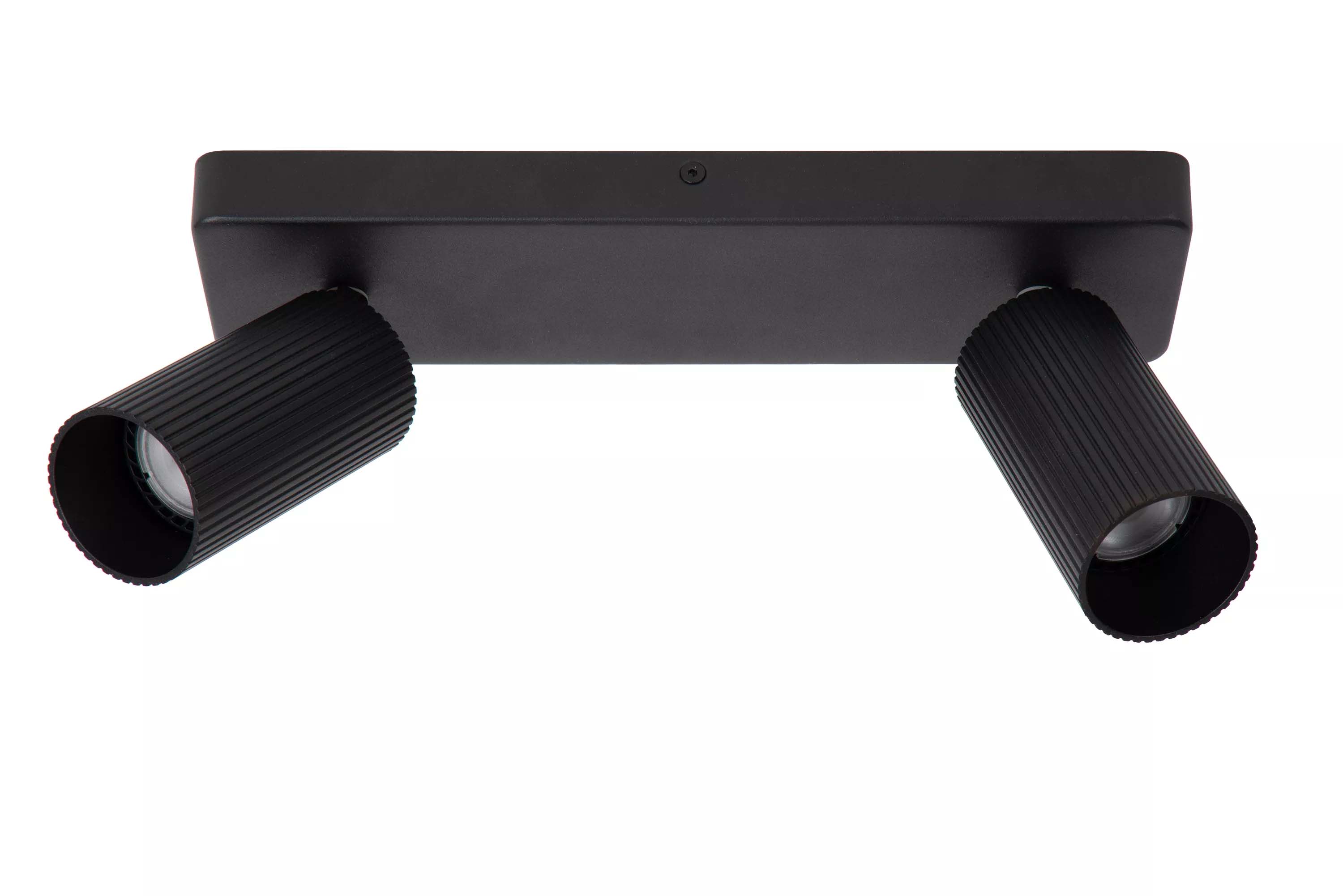 Plafondspot (excl.lamp) Clubs 2xGU10 - zwart
