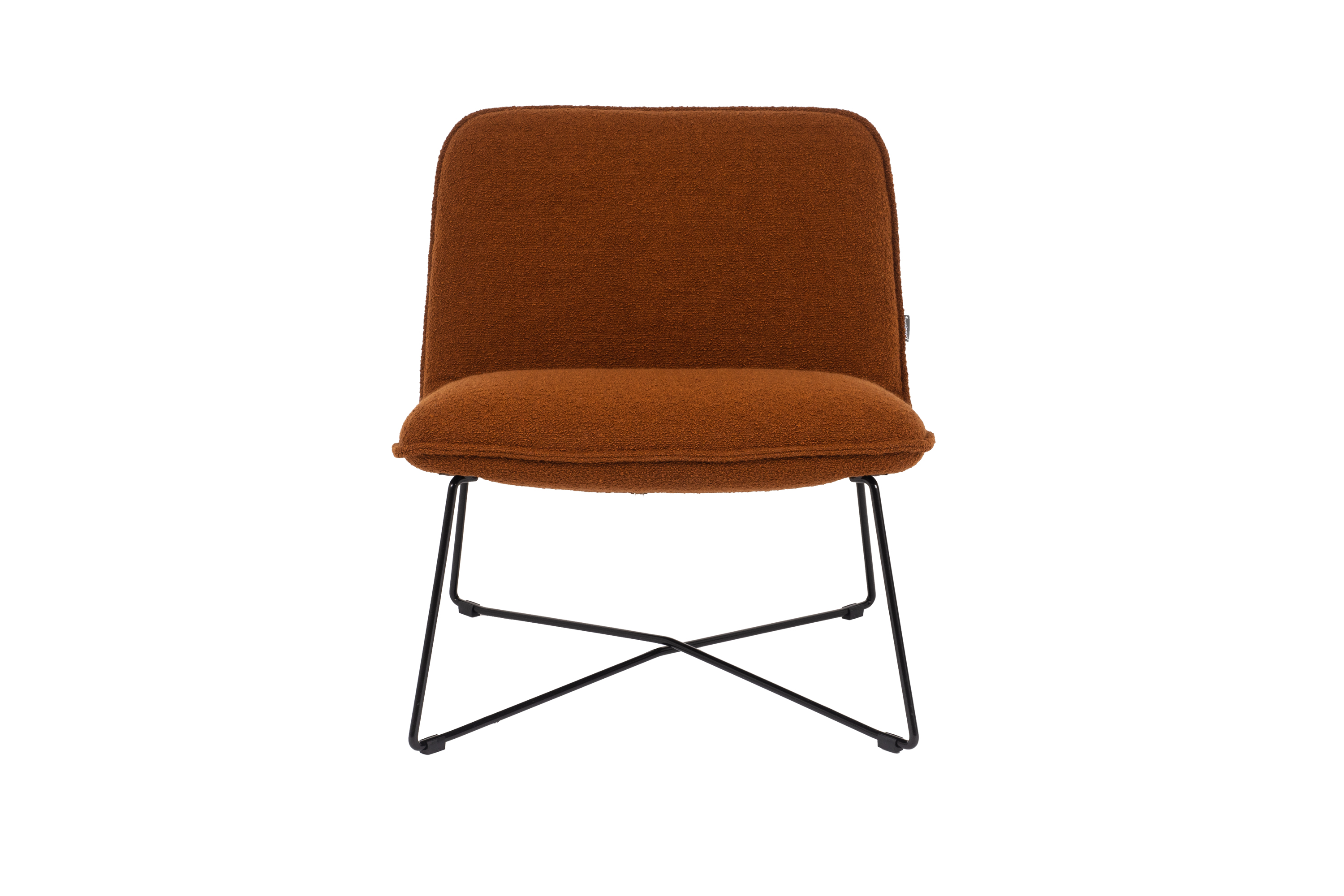 Fauteuil in stof - Bronze oranje