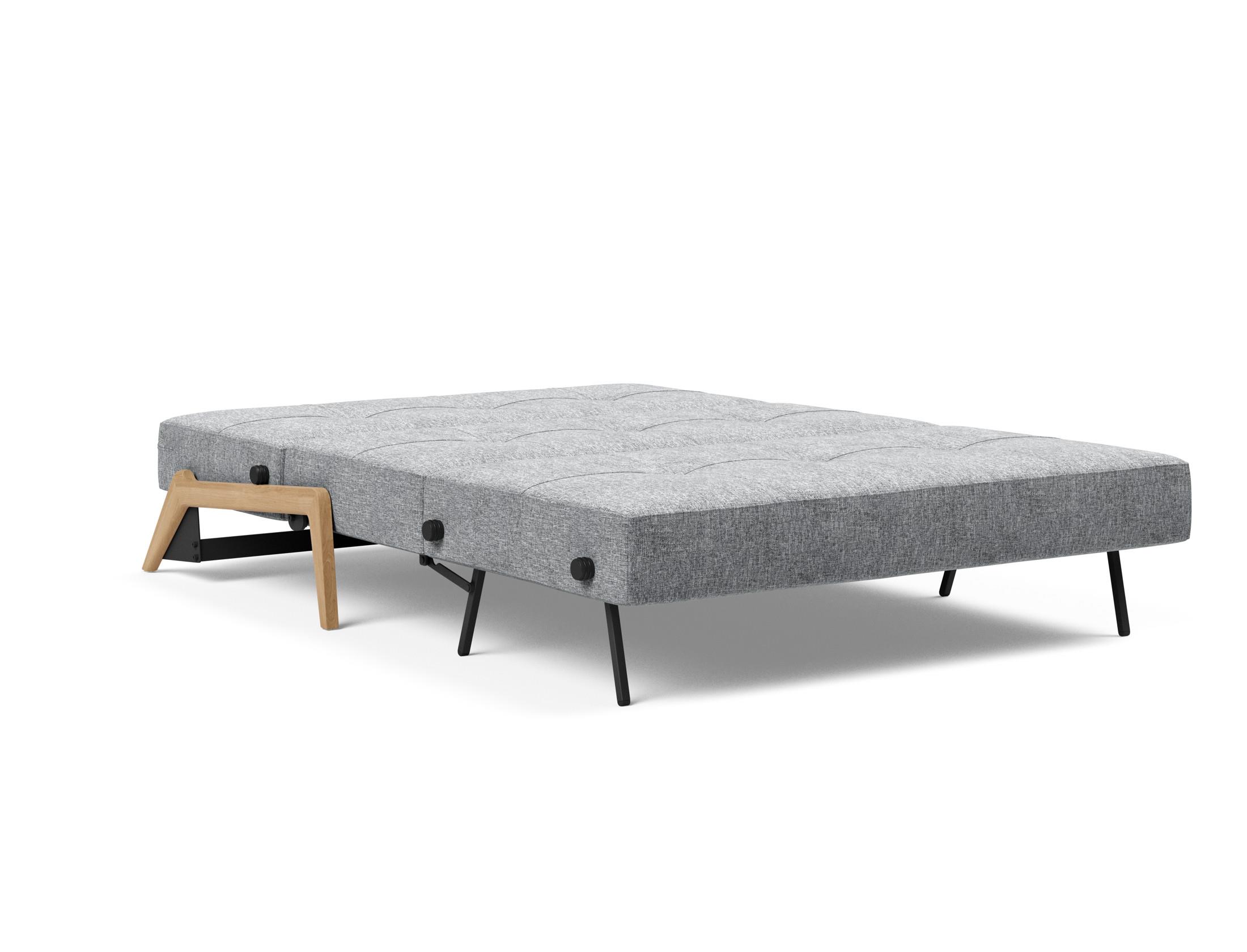 Slaapbank Cubed 140x200cm - grijs