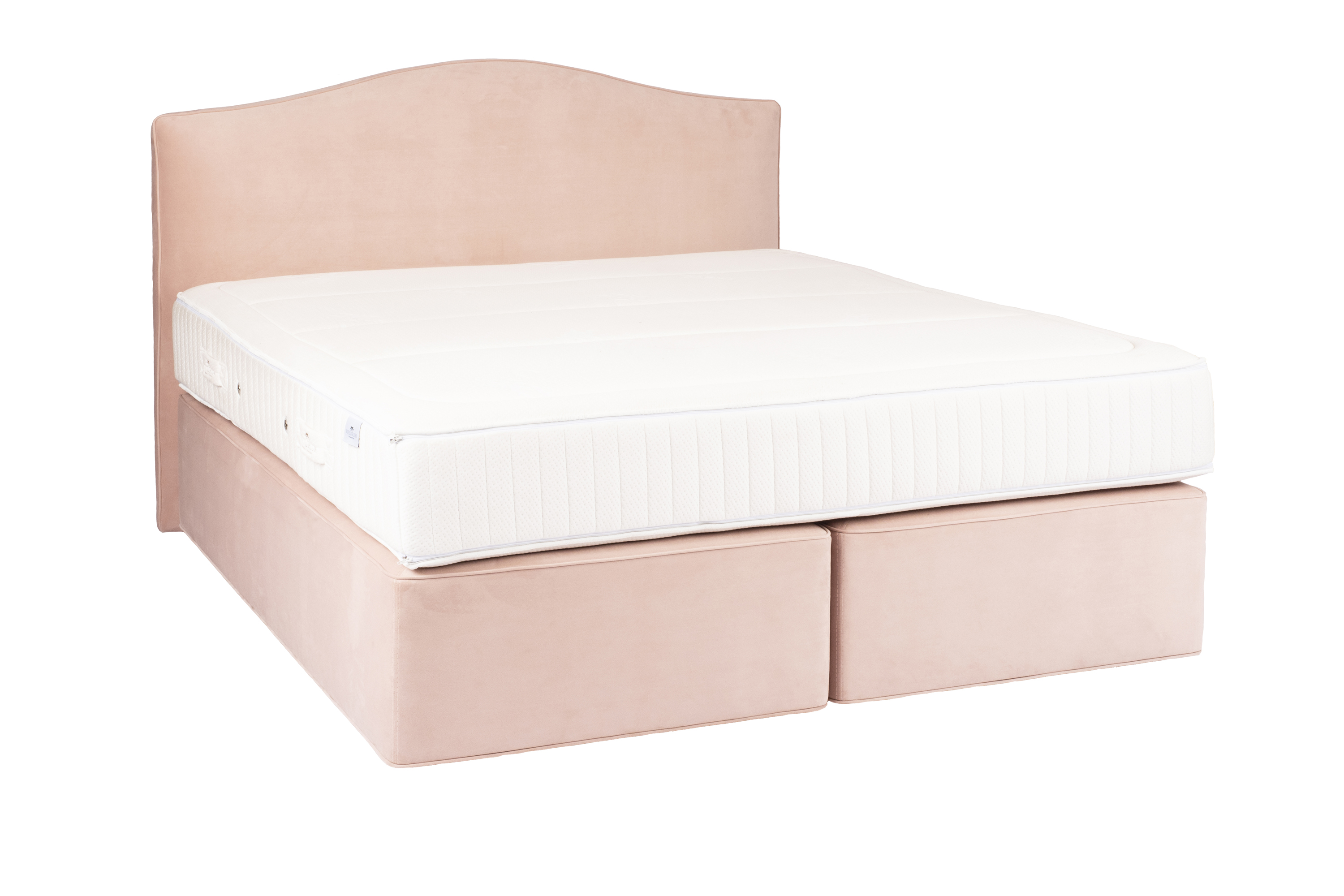 Boxspring Versailles (incl. matras) 160x200cm - roze