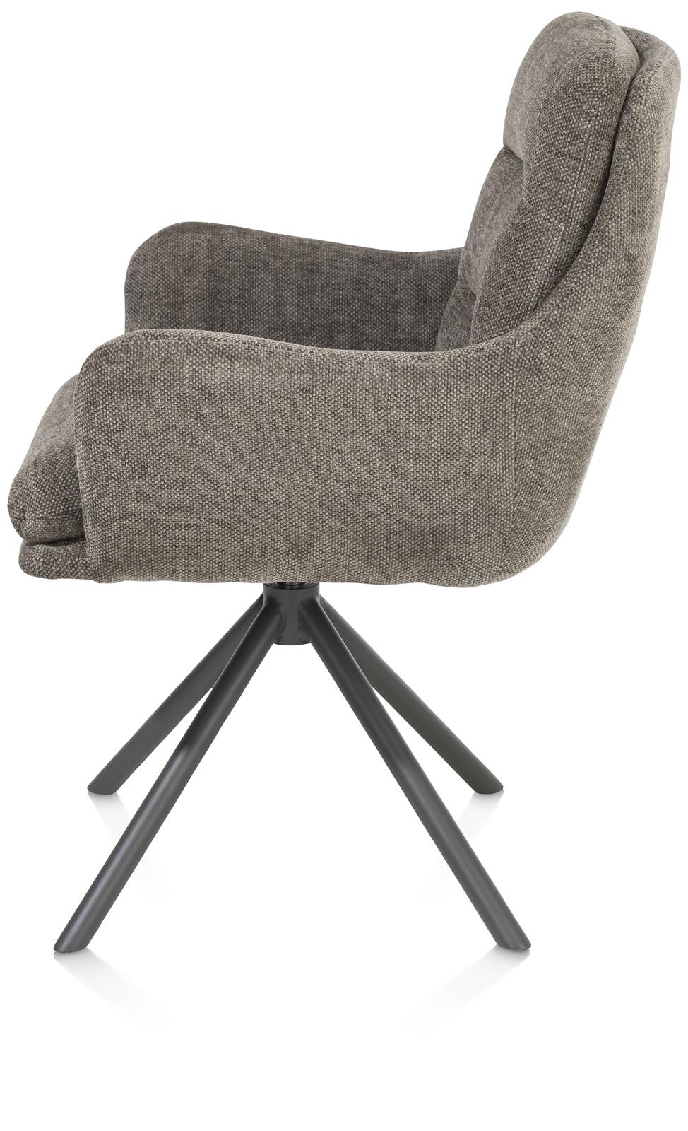 Draaibare kuipstoel Mia - bruin