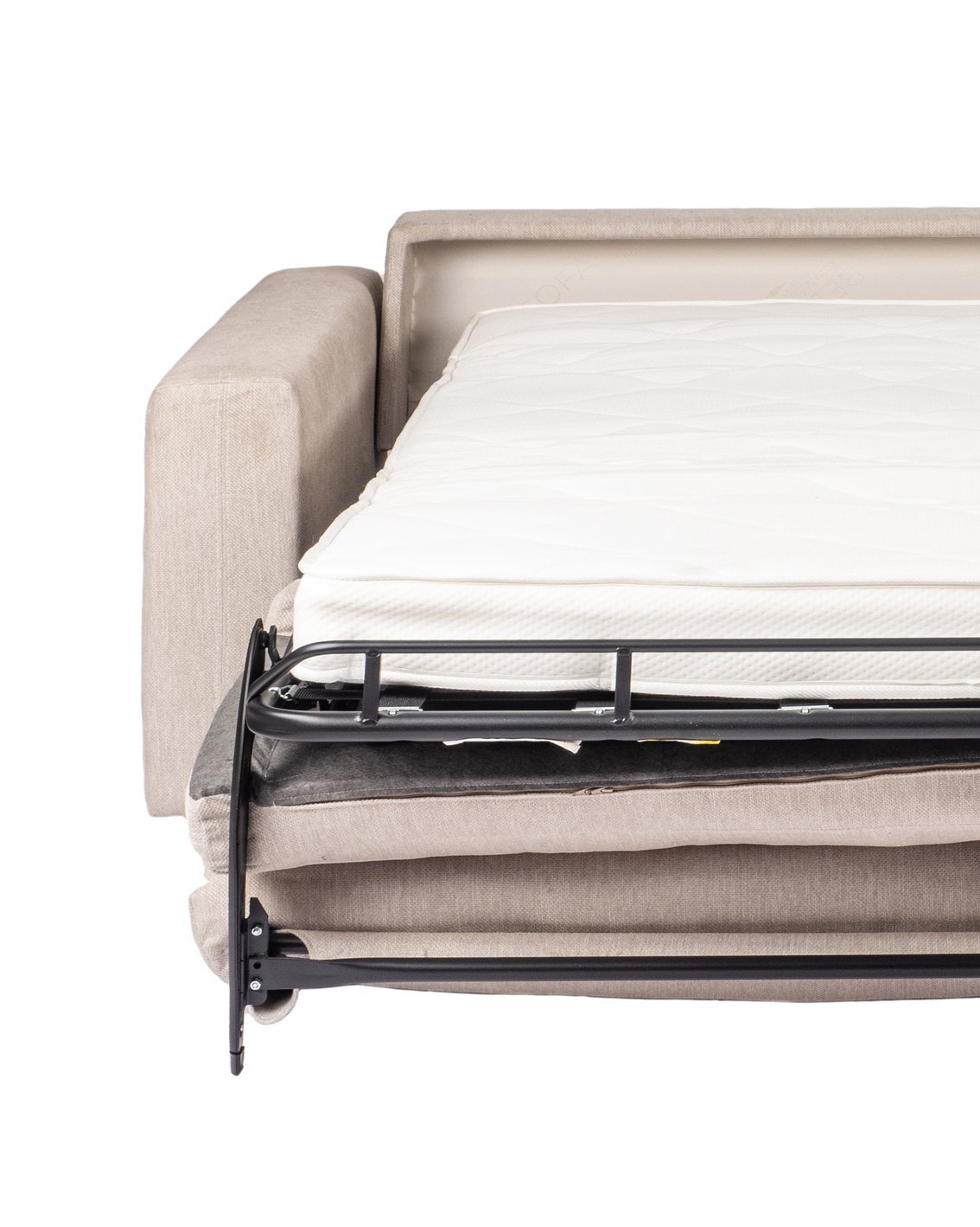 Slaapbank 80x190cm - beige