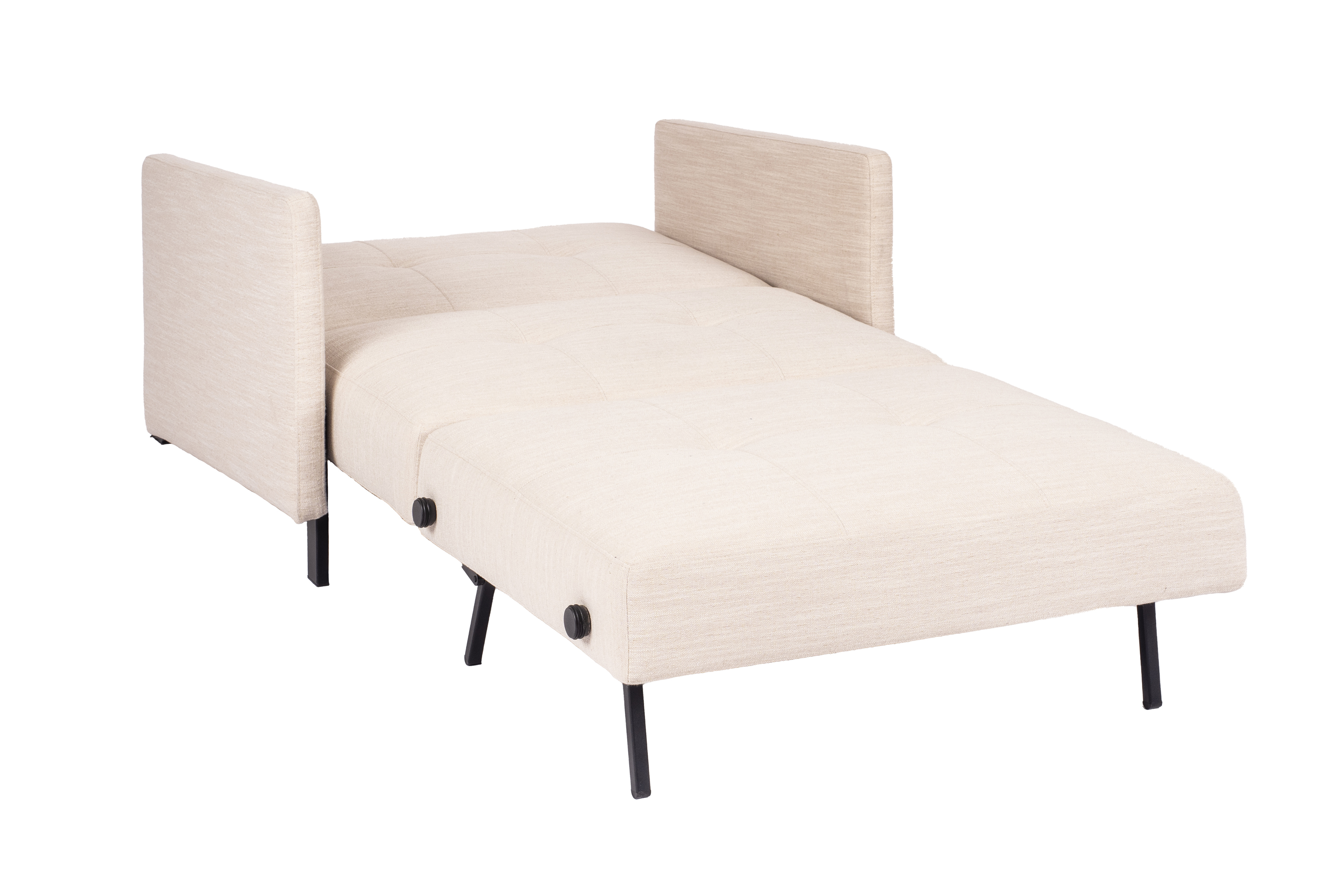 Slaapbank Cubed 90x200cm - Sand beige