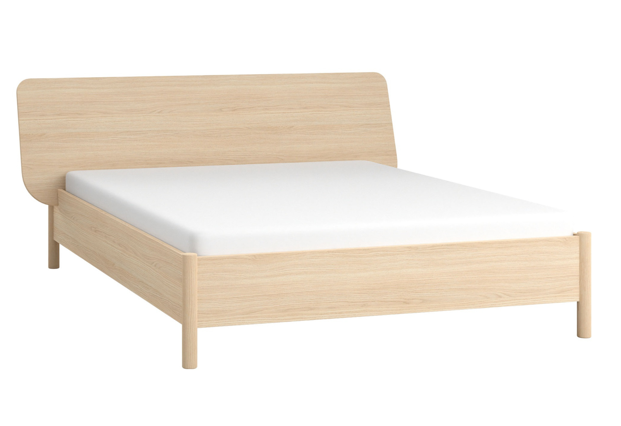 Houten bedkader 160x200cm - natuur eiken