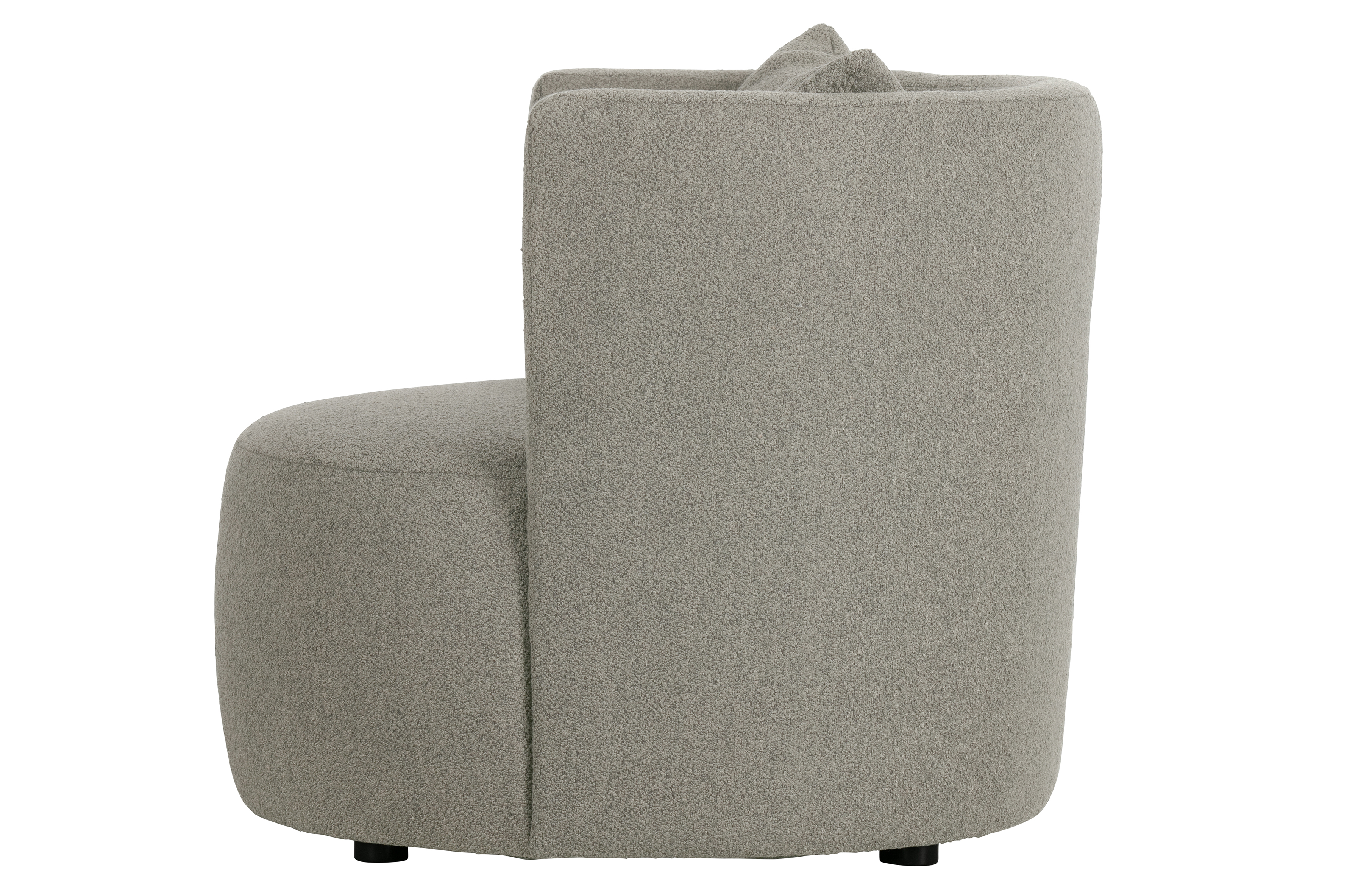 Fauteuil Explore bouclé - grijs