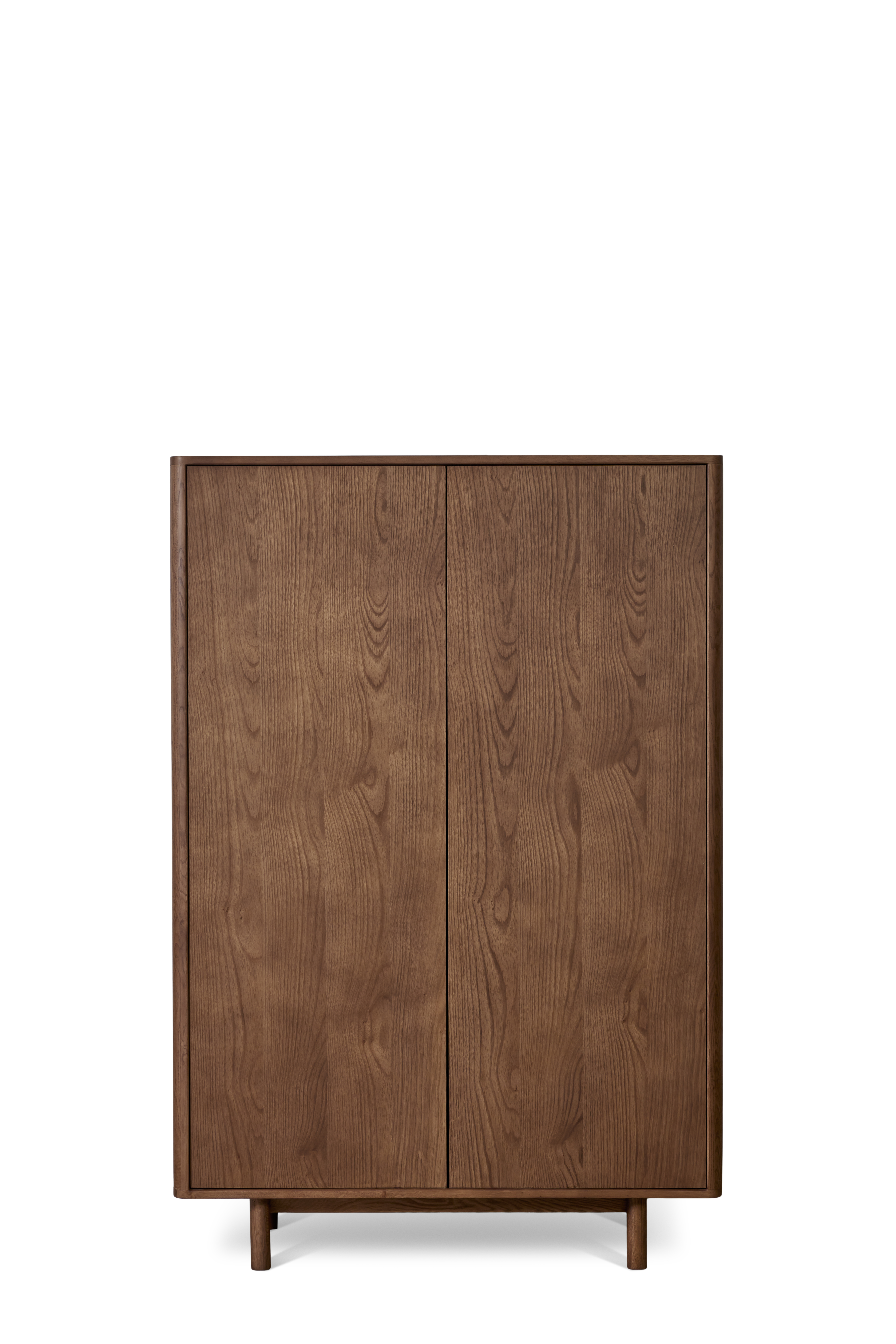 Barkast B110cm - eik/donkerbruin