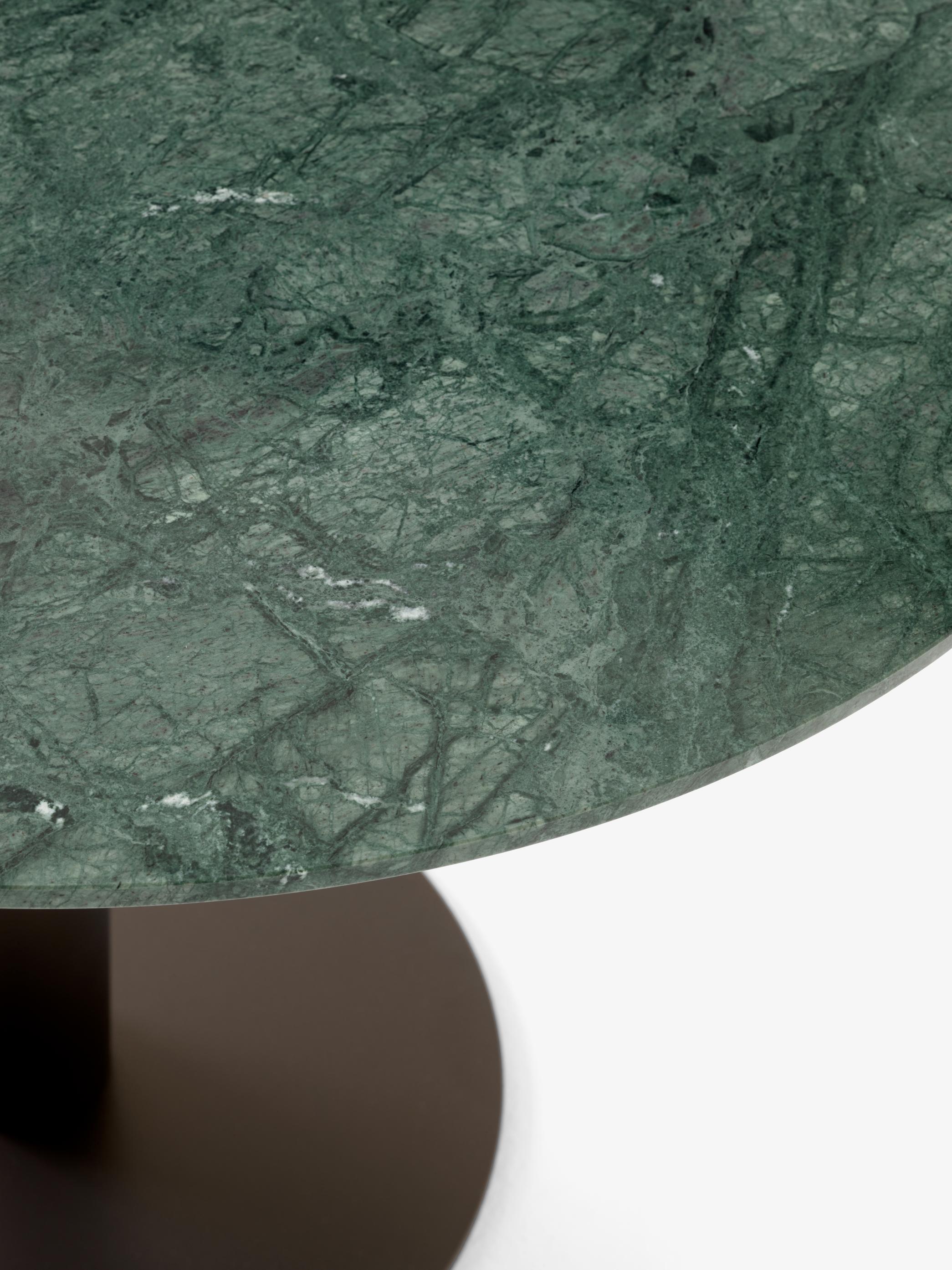 Ronde tafel 150cm In Between - verde guatamala marmer