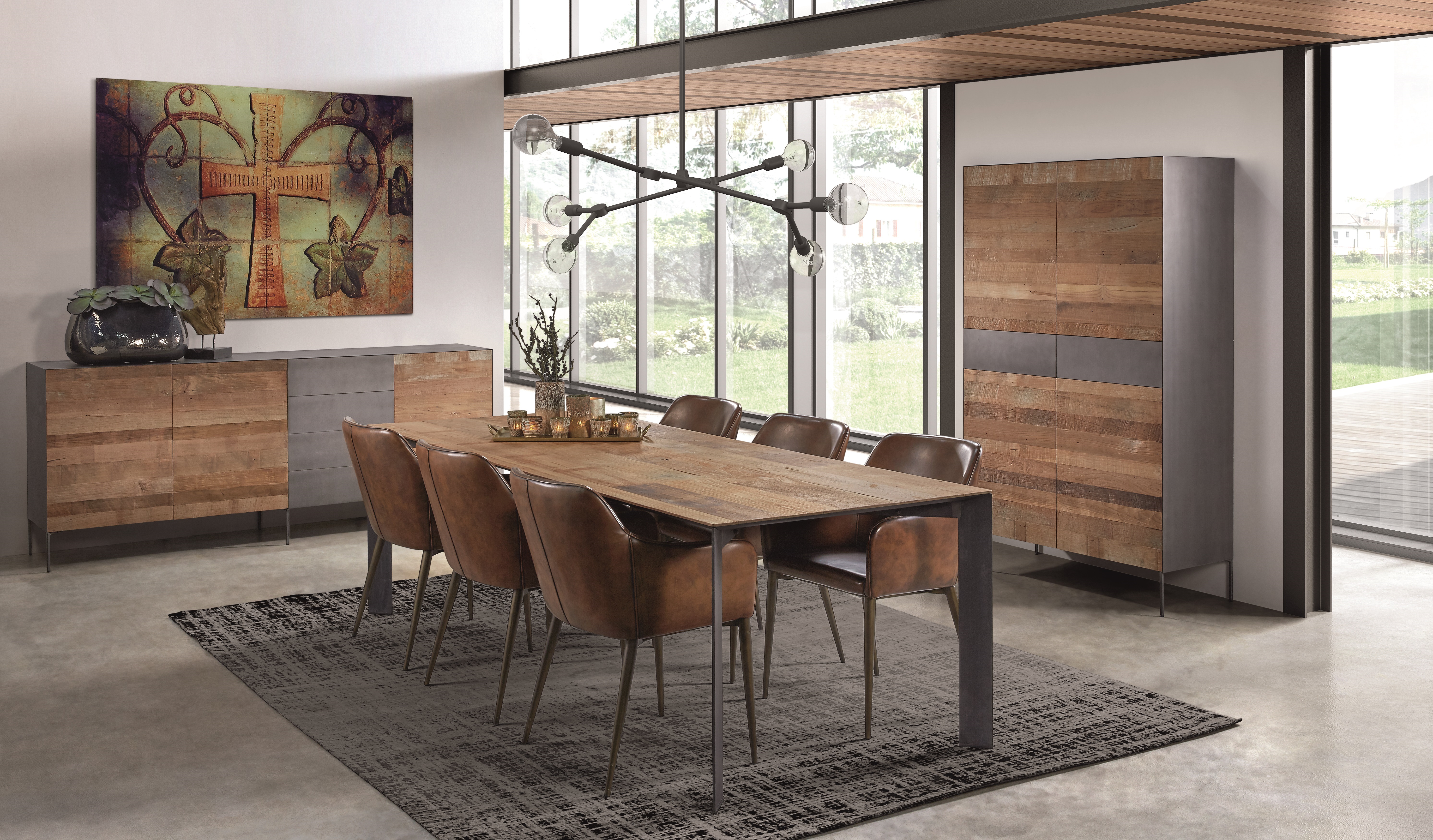 Eettafel 220 x 100cm - teak