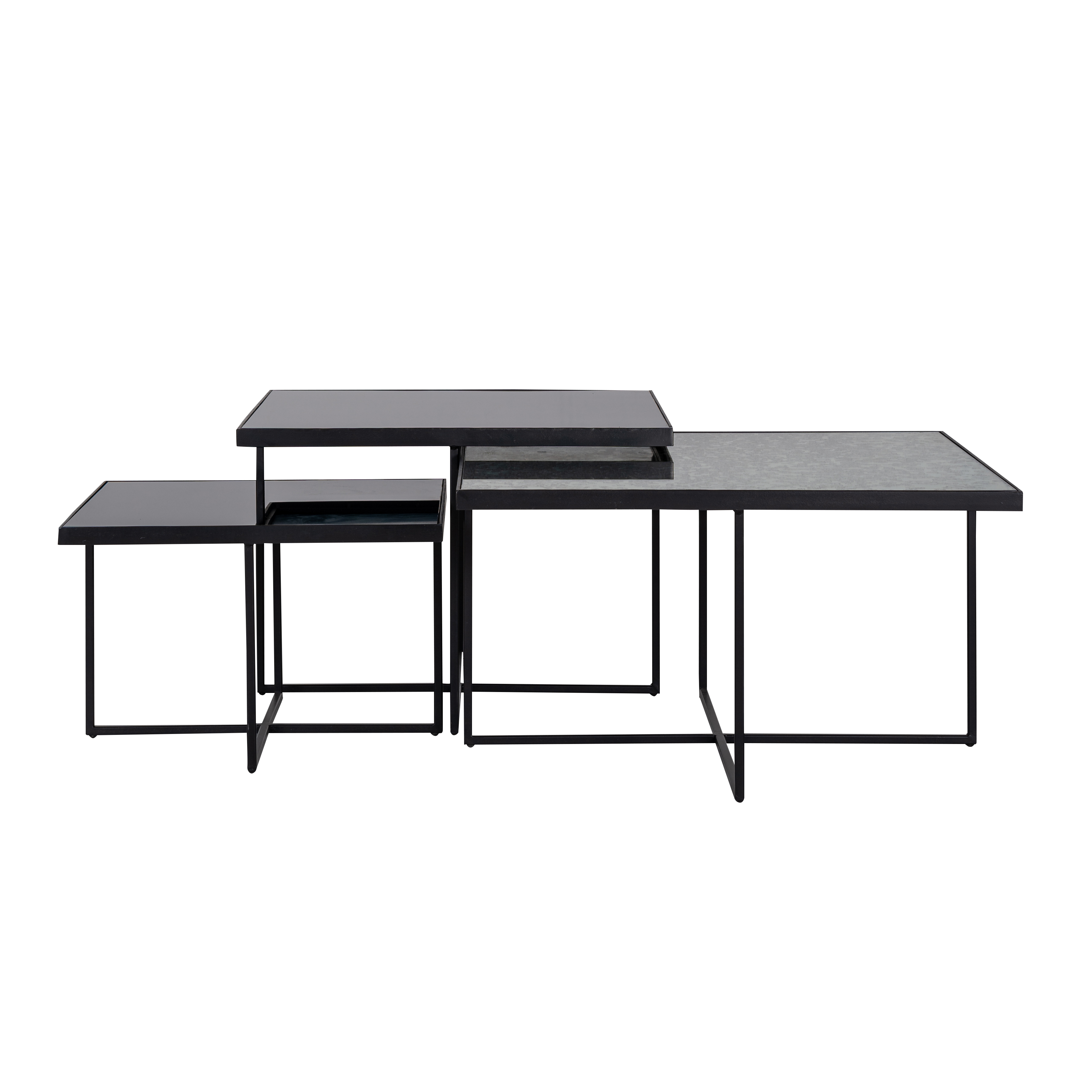 Set van 3 salontafels