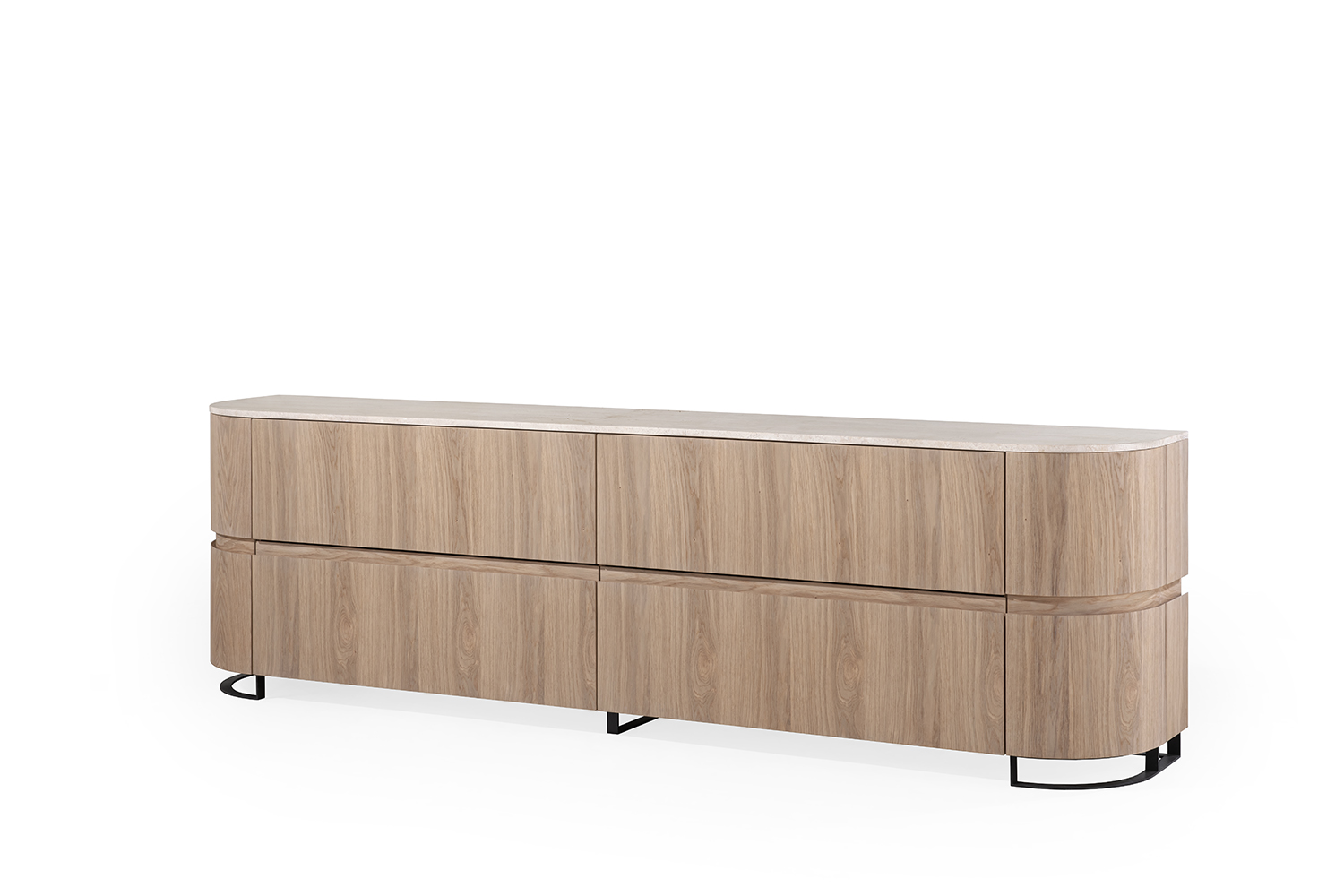 Dressoir met keramisch blad - natuur eiken