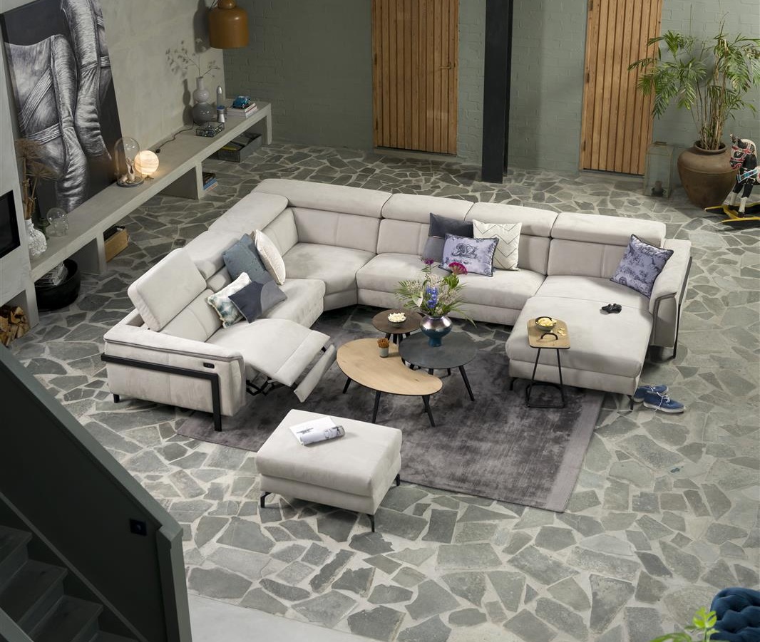 U-opstelling Tycan - memory foam/zero gravity functie