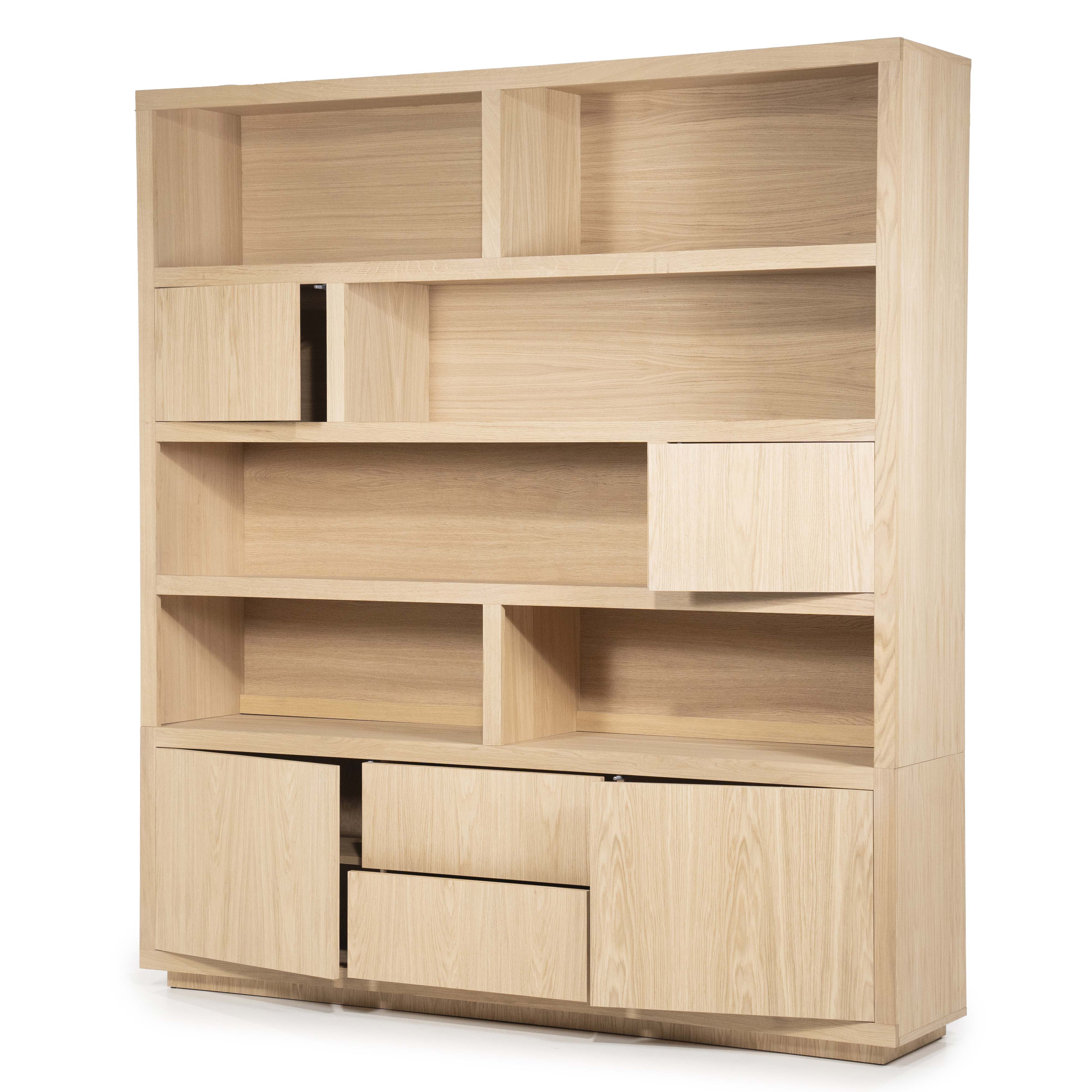 Wandkast in (fineer)eik - naturel