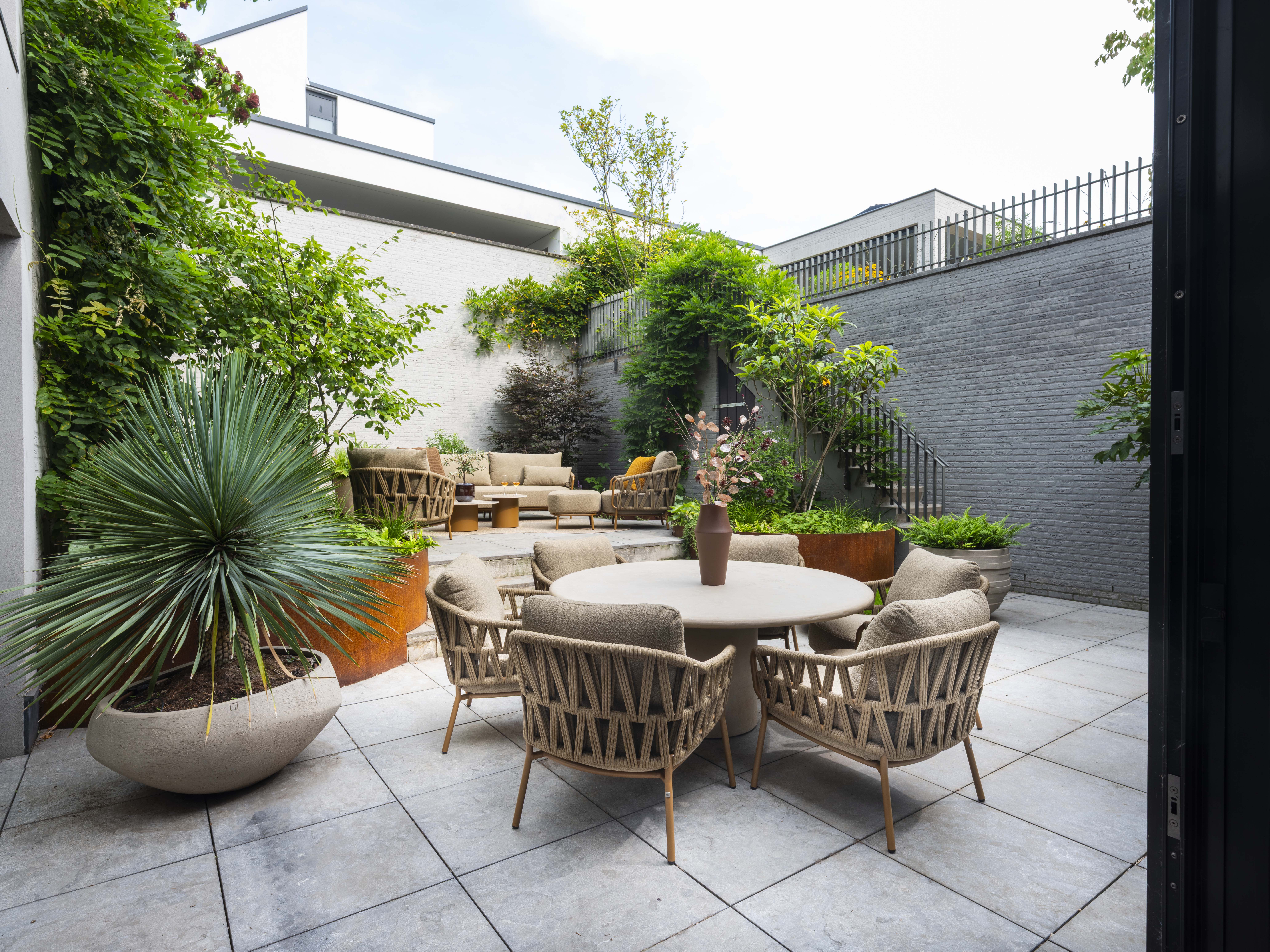 Ronde tafel Hampton low dining - mortex